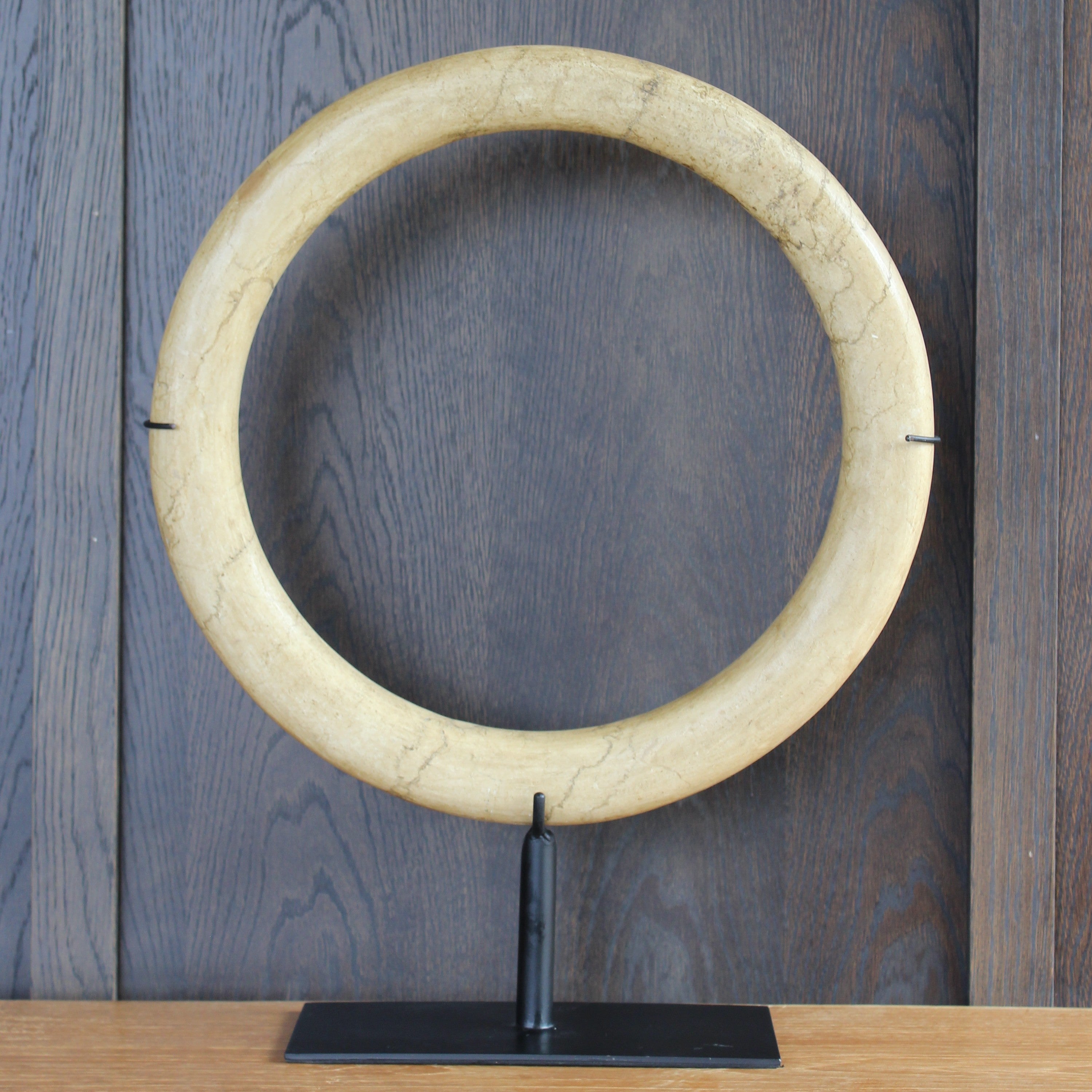 Tan Stone Eternity Bracelet On Stand - 3 Sizes