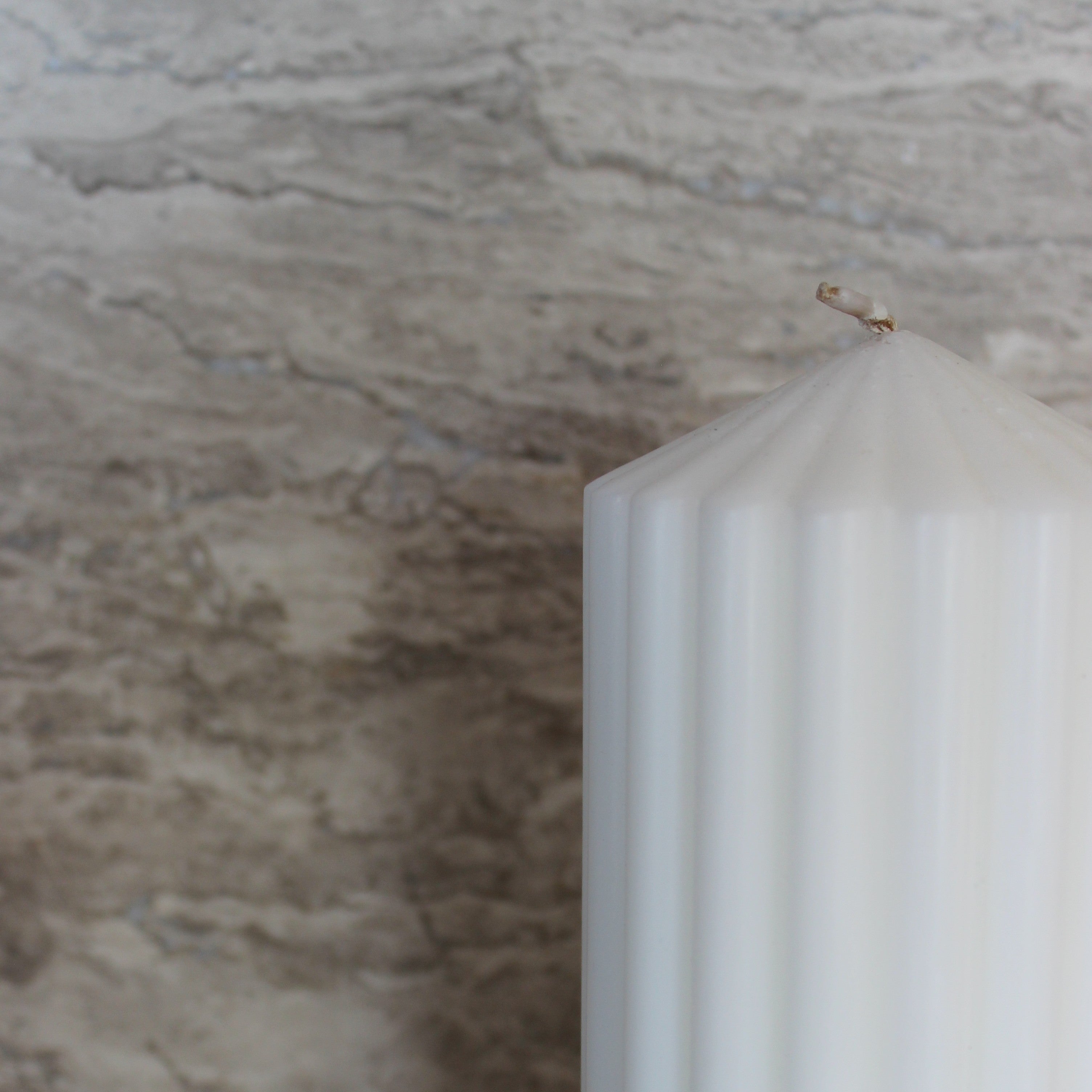 Grooved Pillar Candle