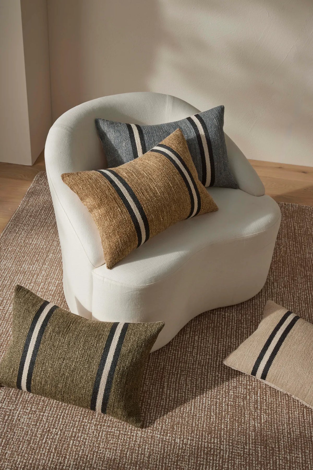 Mila Lumbar Cushion in Forest
