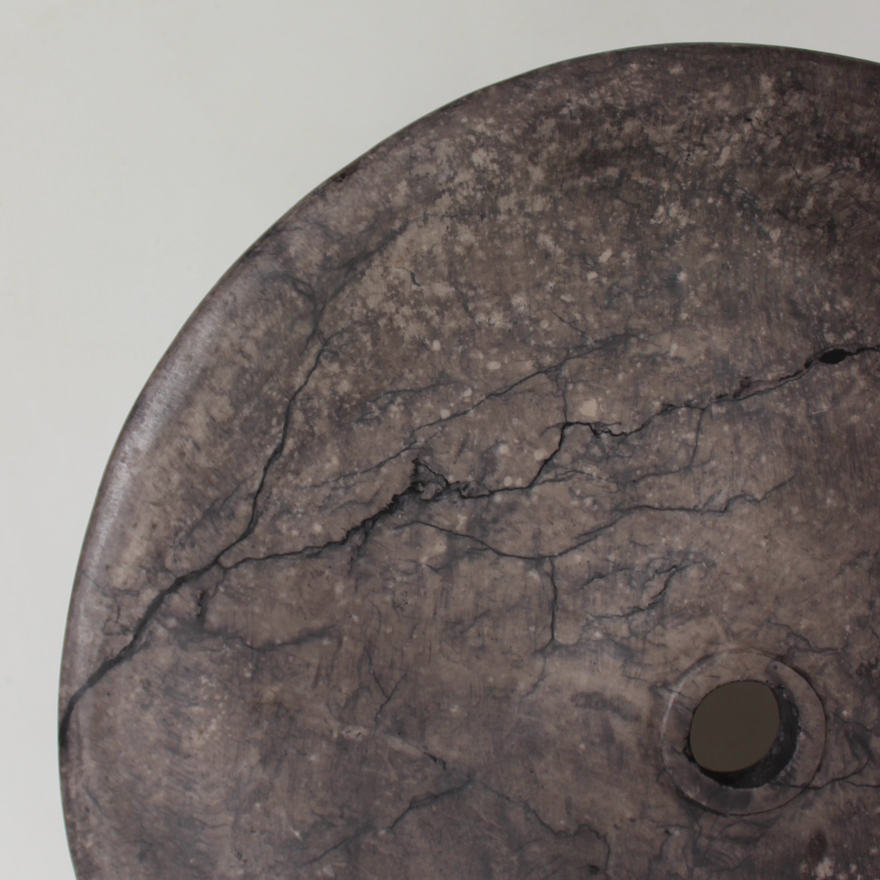 Charcoal Lightening Eternity Stone On Stand