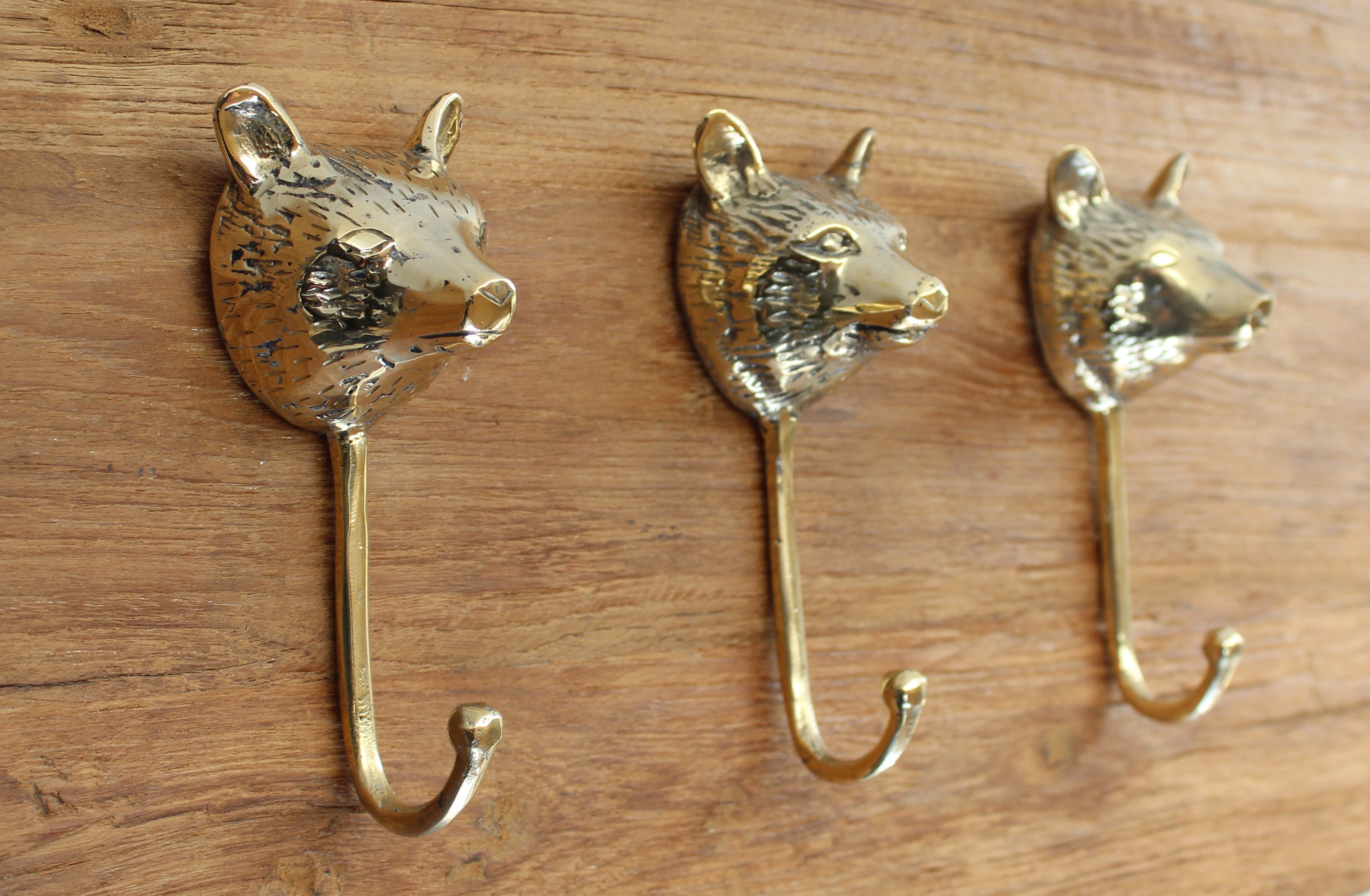 Brass Bear Hook
