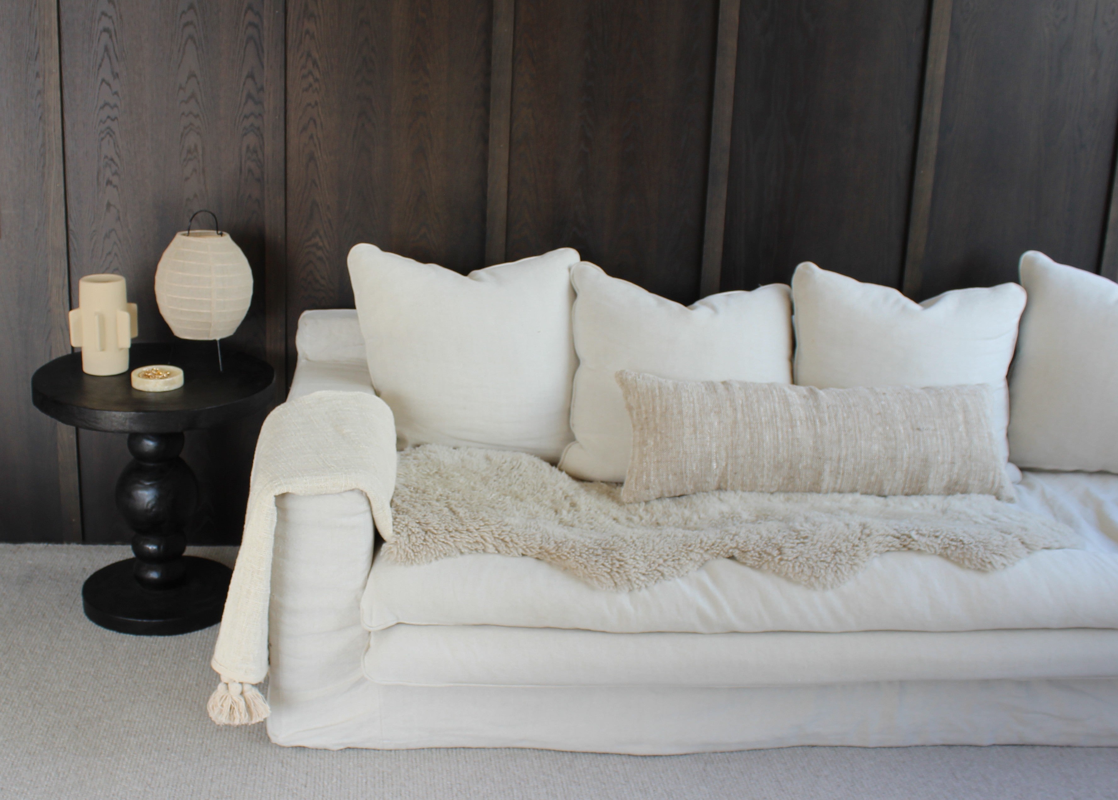 Wren Natural Cotton Throw