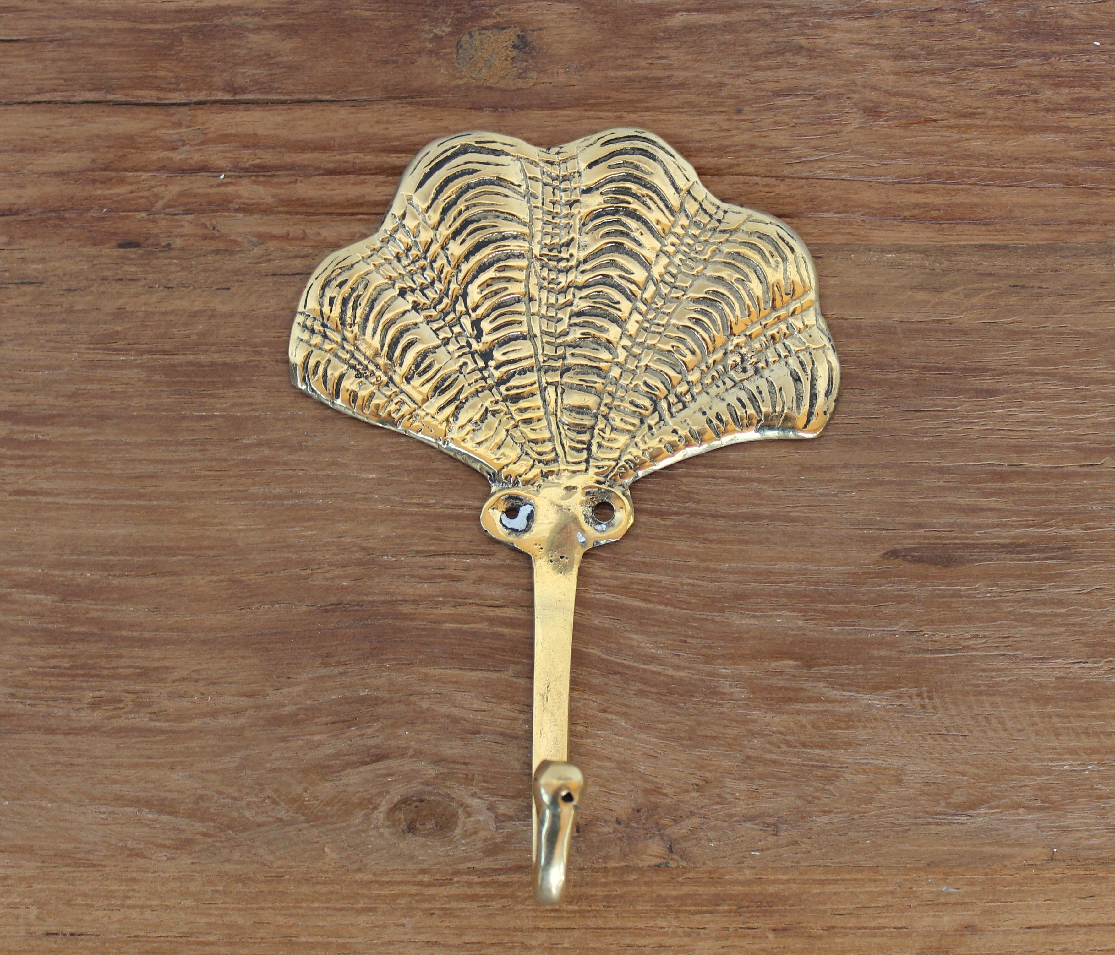 Brass Shell Hook