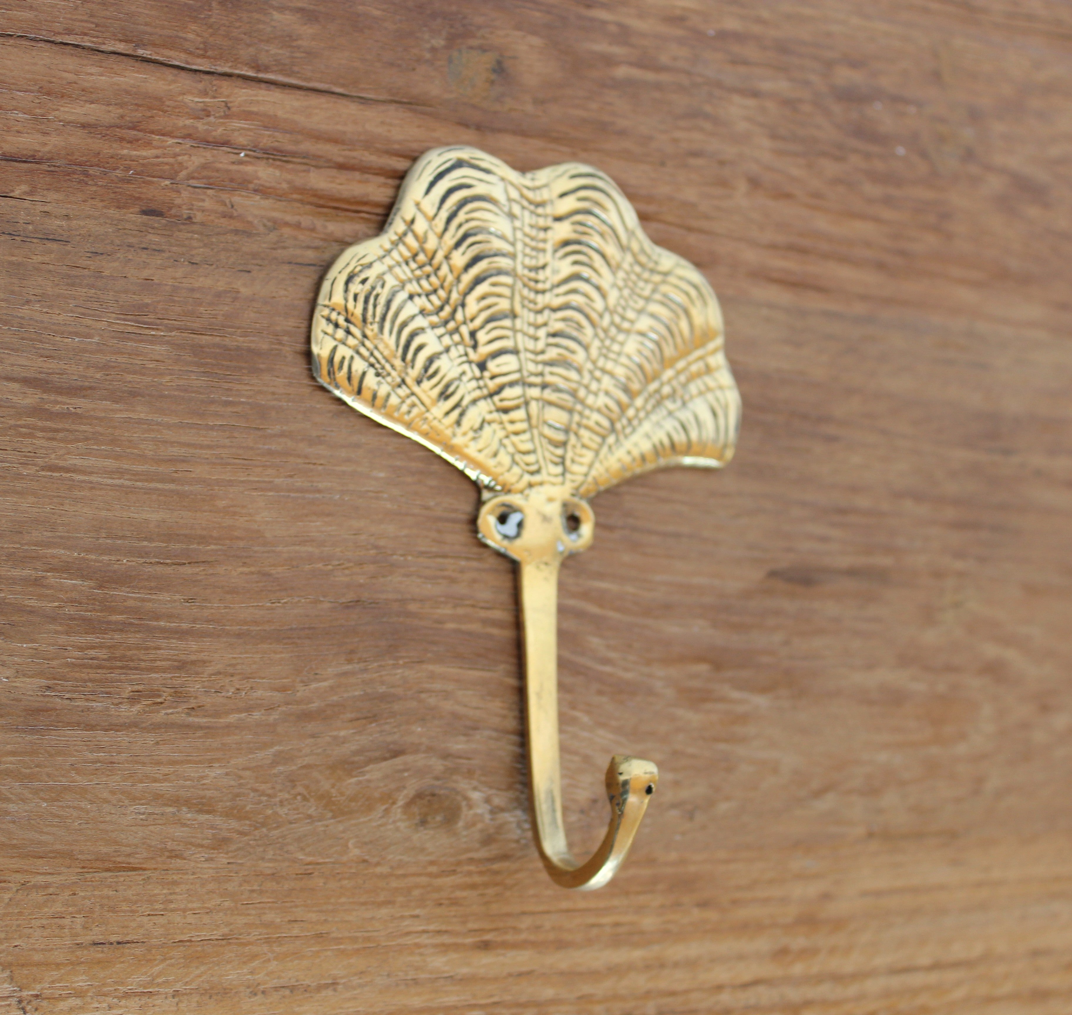 Brass Shell Hook