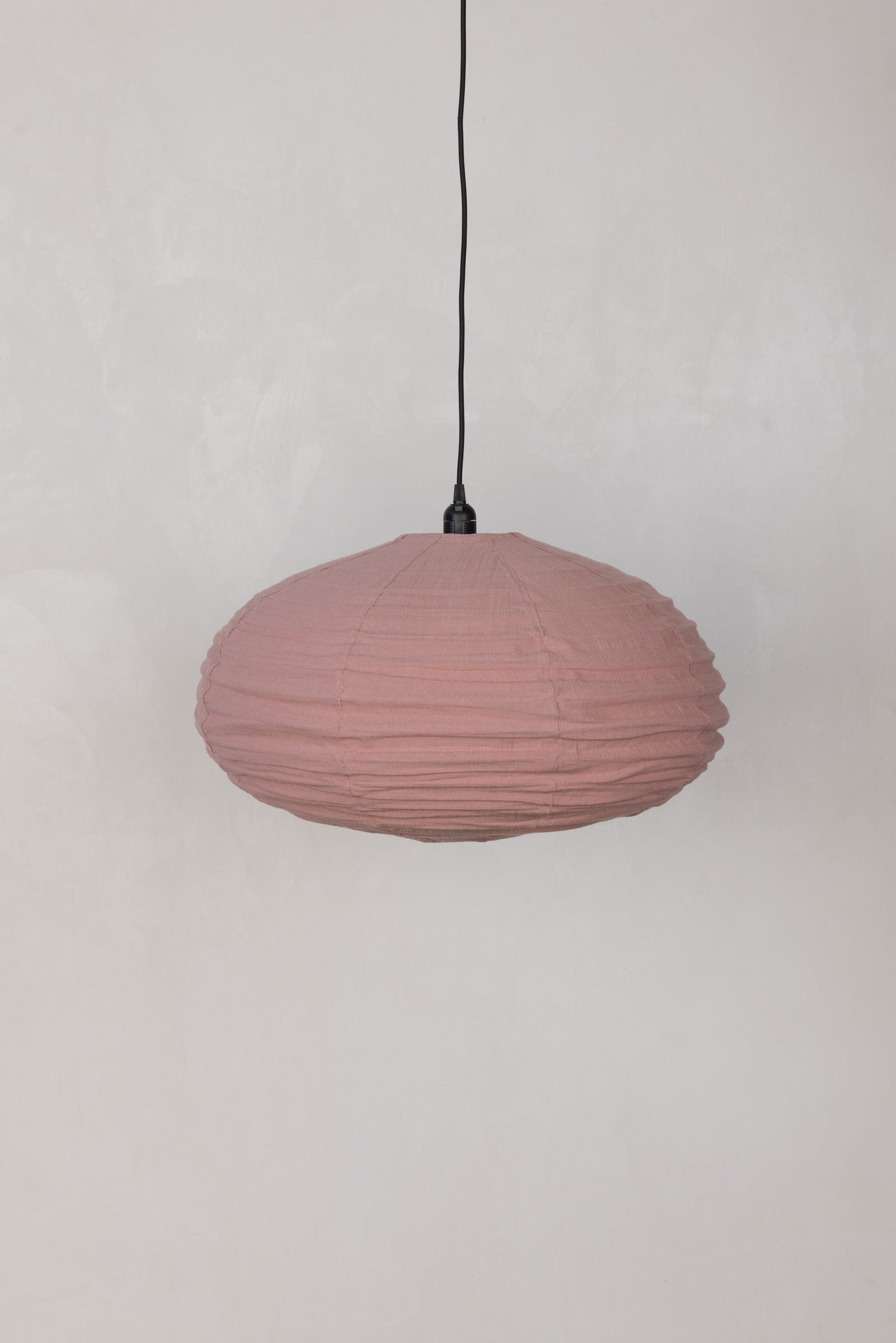 Oval 60cm Lantern — Sunset Rose