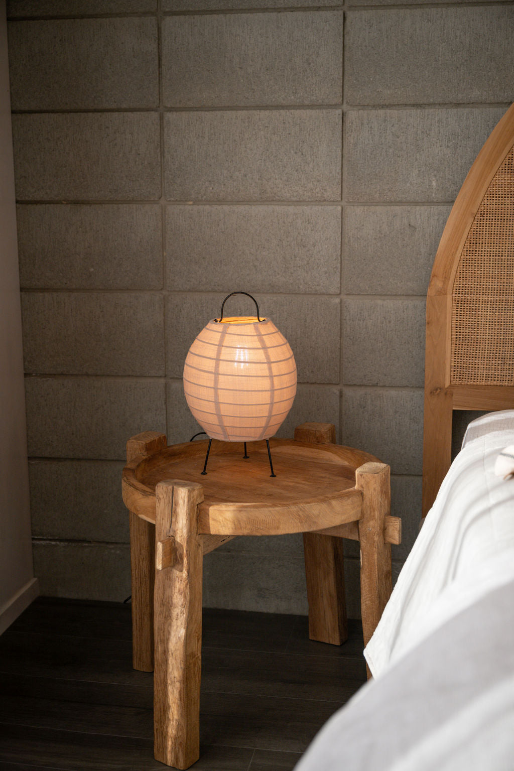 Cocoon Table Lamp — Warm Beige