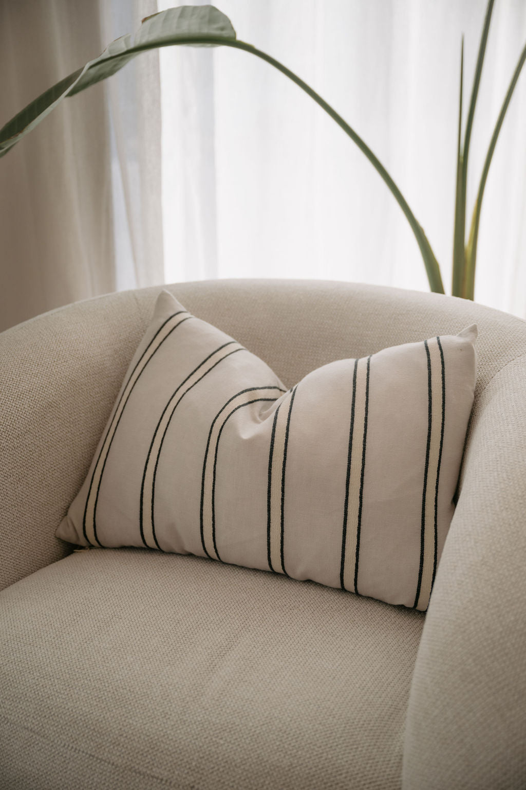 Vinnie Lumbar Cushion in Glacier