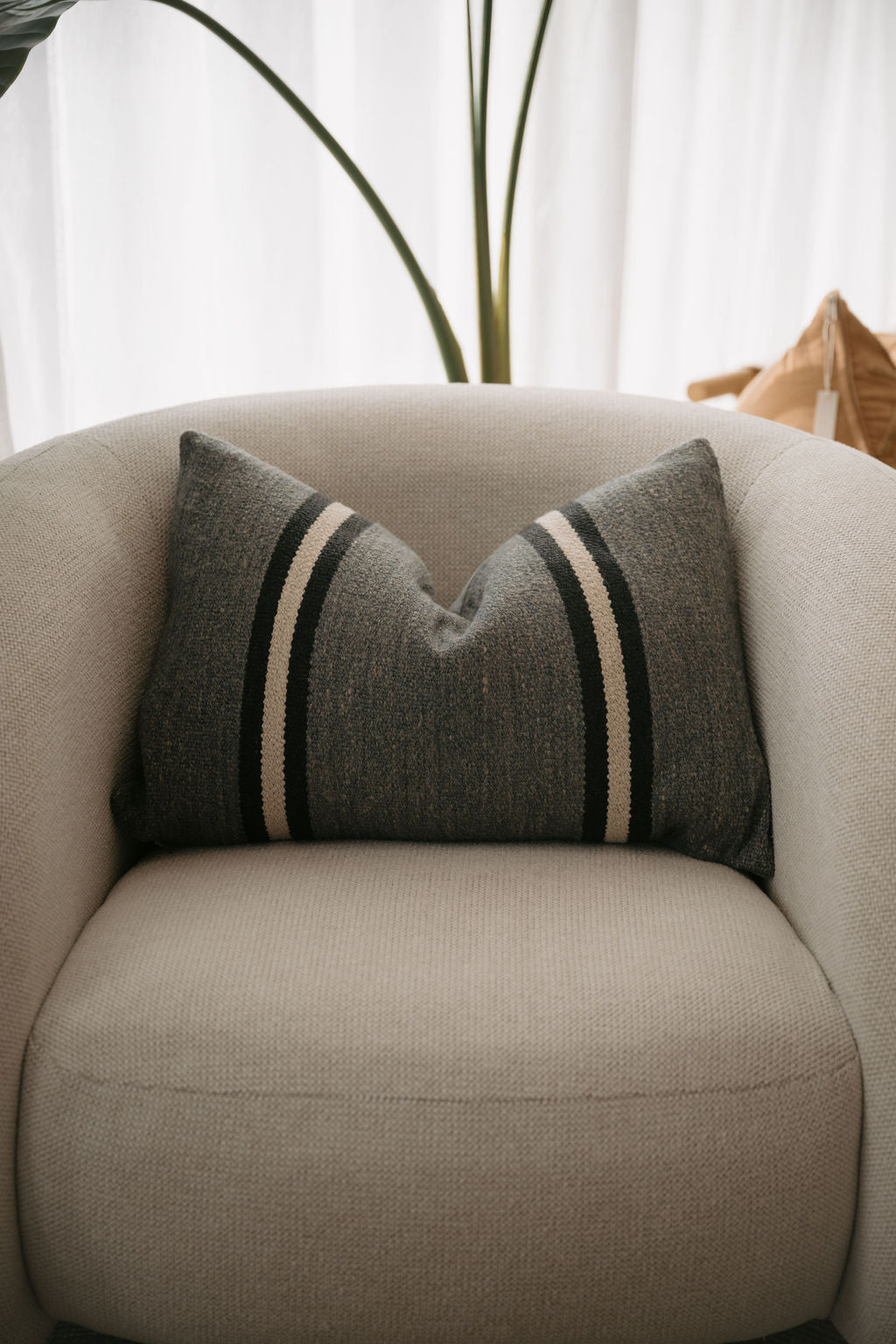 Mila Lumbar Cushion in Horizon