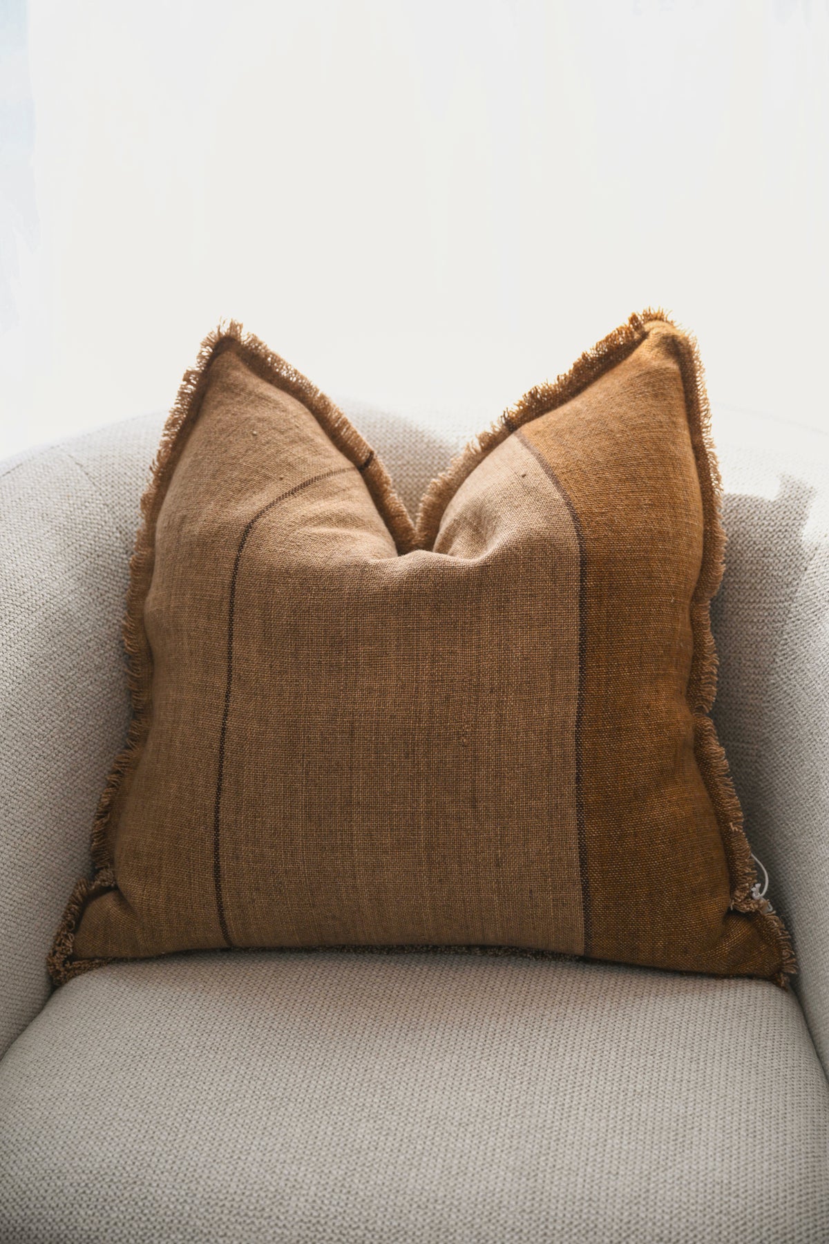 Frankton Caramel Cushion 50 x 50cm