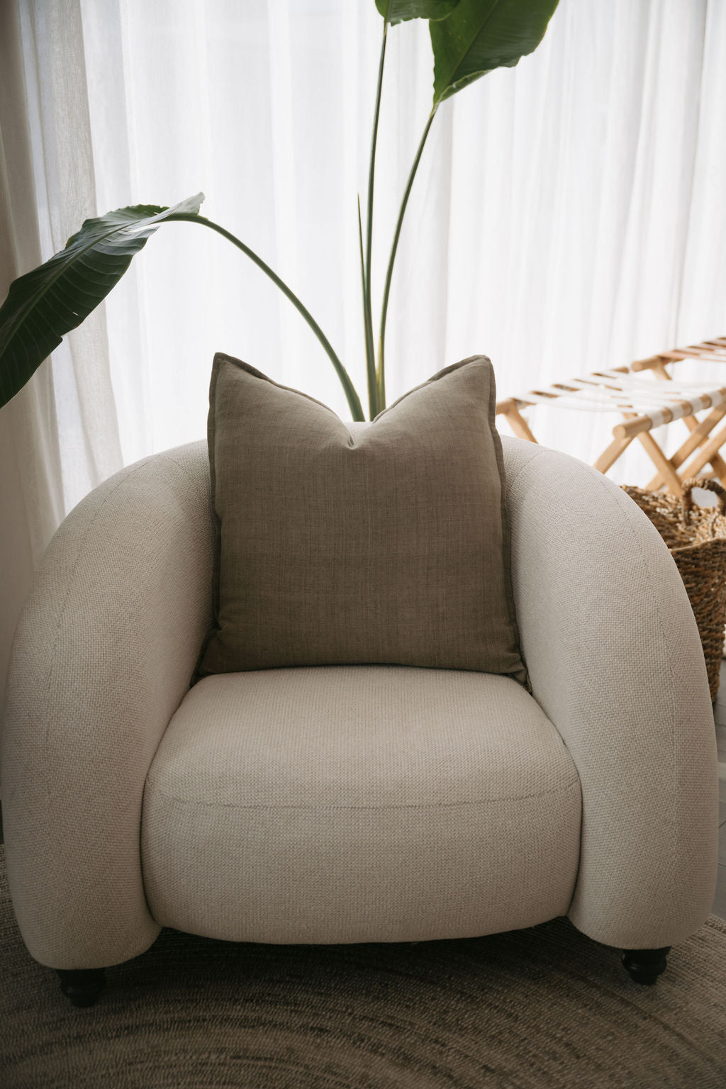 Cassia Cushion in Greige
