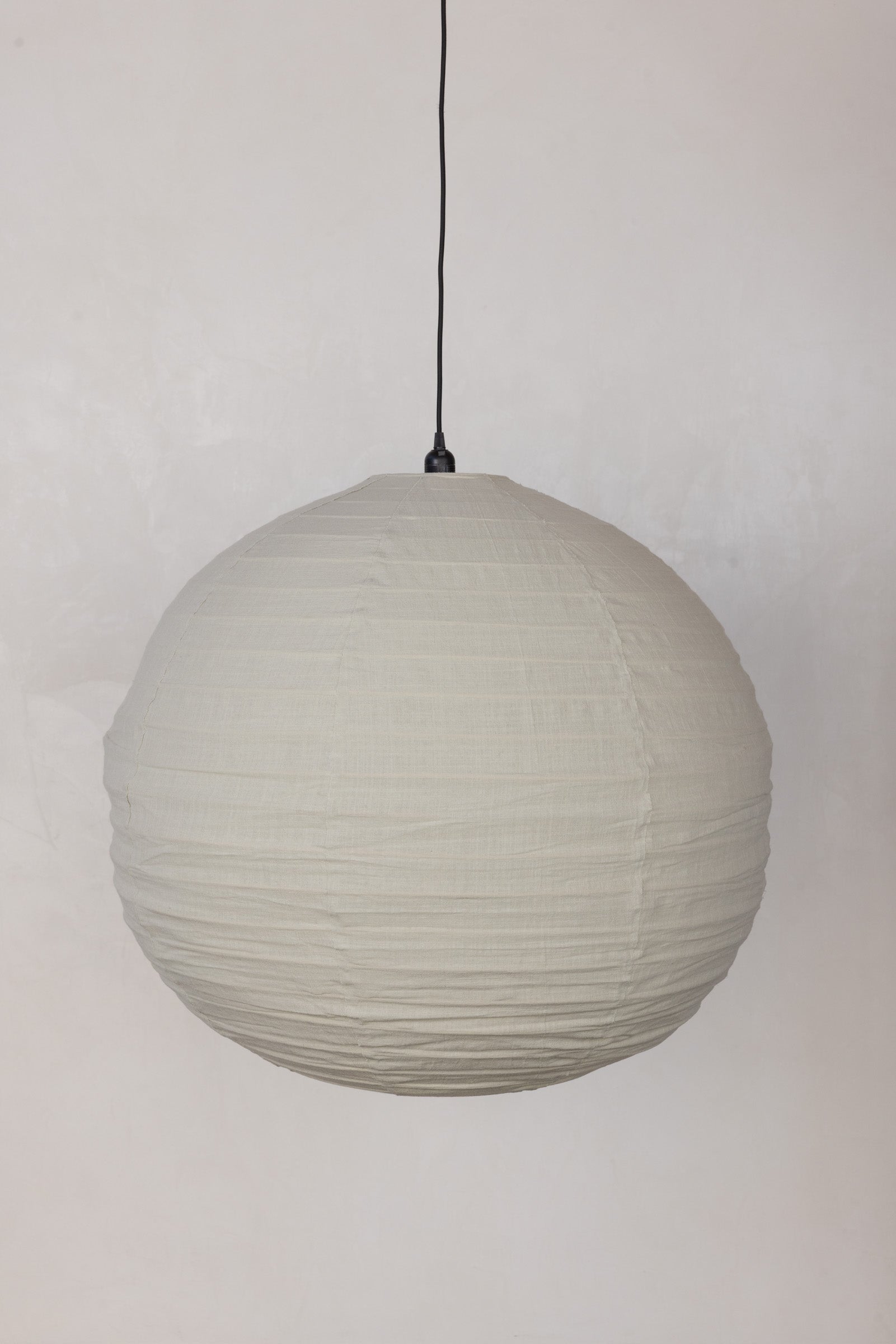 Round 80cm Lantern — Soft Sage