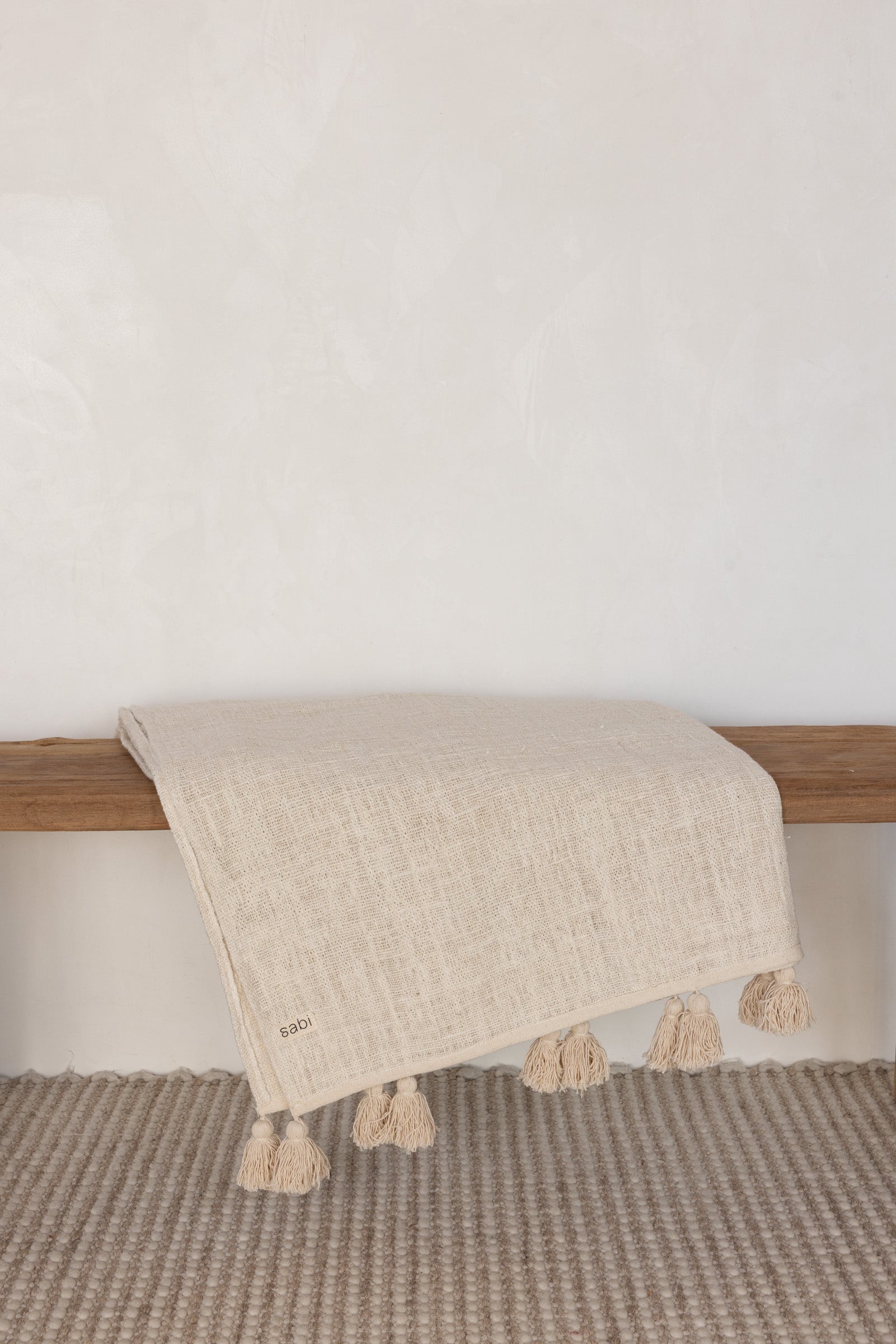 Wren Natural Cotton Throw