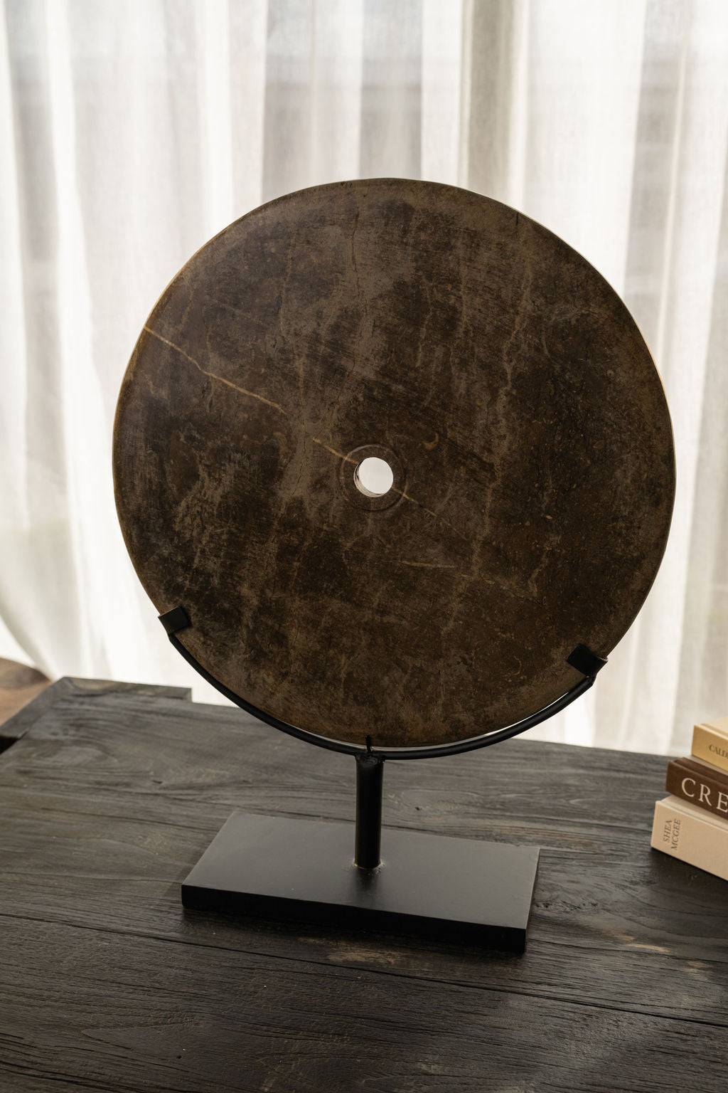 Earth Eternity Stone On Stand - DIA: 40cm