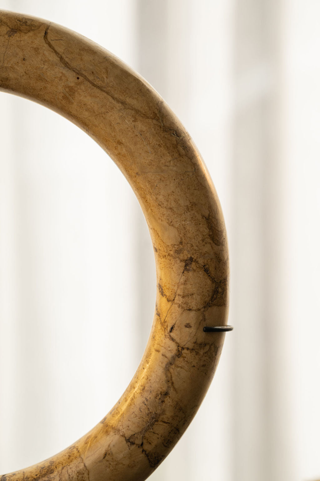 Tan Stone Eternity Bracelet On Stand - 3 Sizes