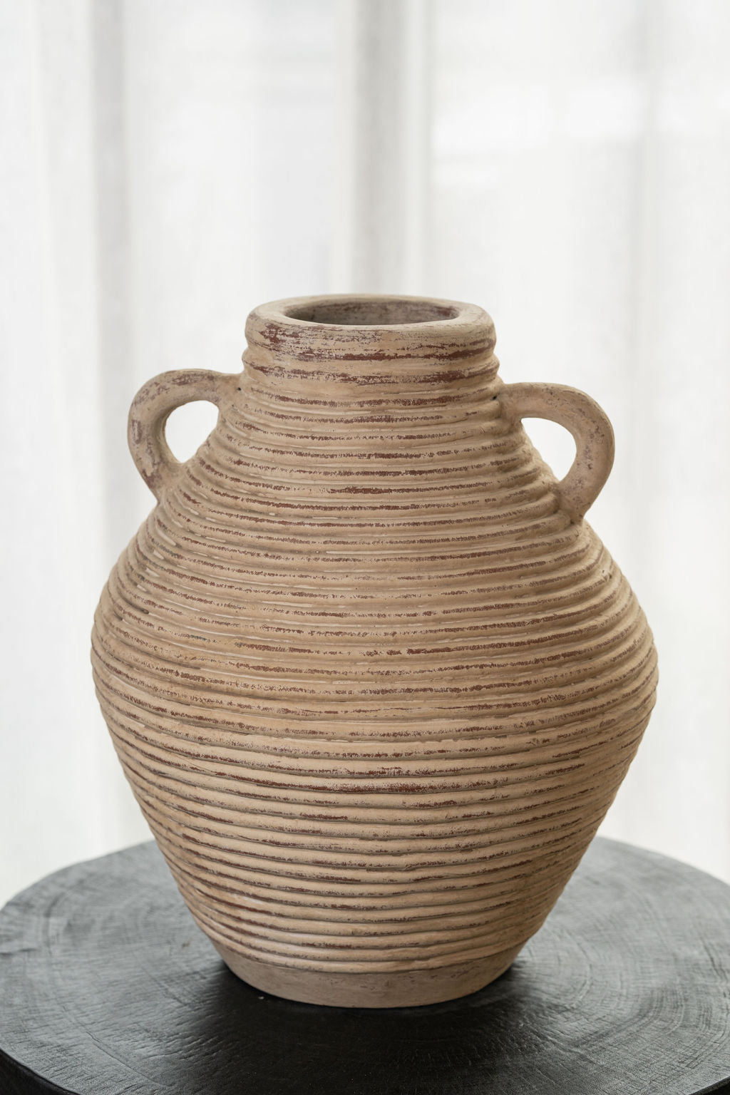 Ribbed Artisan Pot