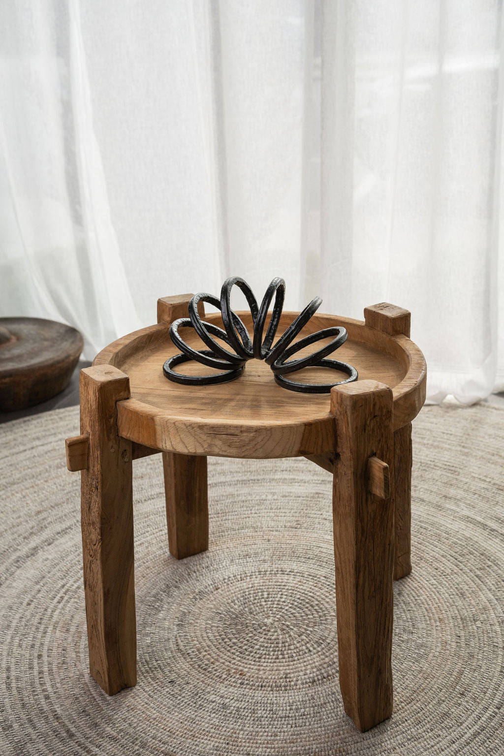 Slinky Sculpture - Black