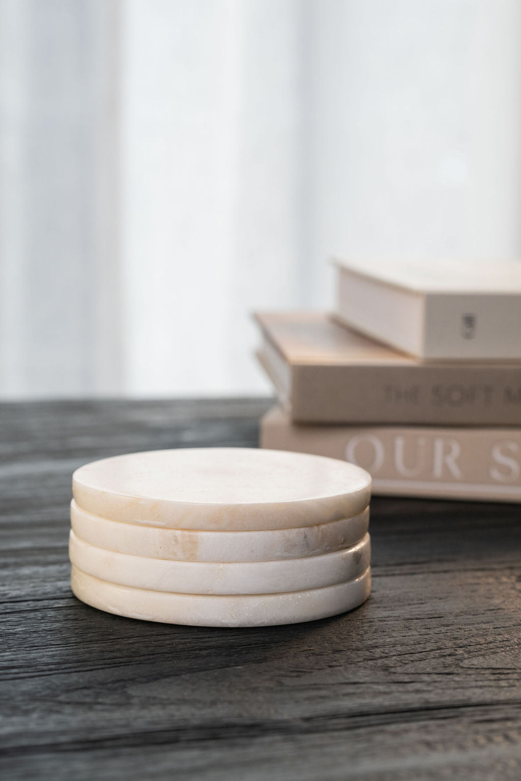 White Onyx Coasters