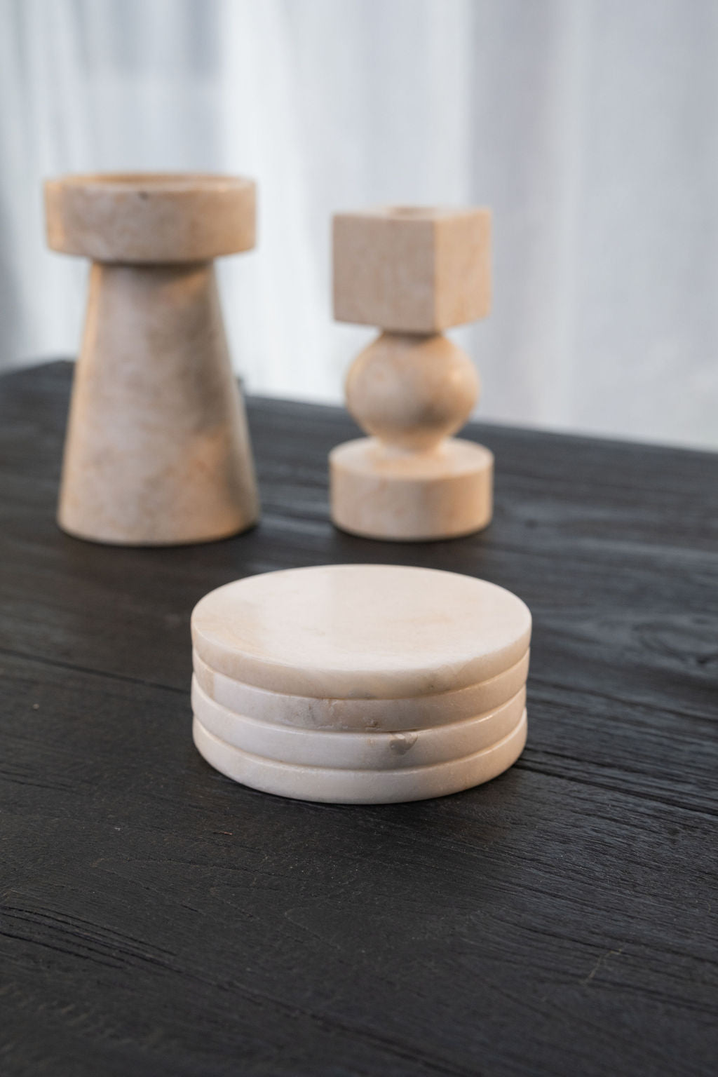White Onyx Coasters
