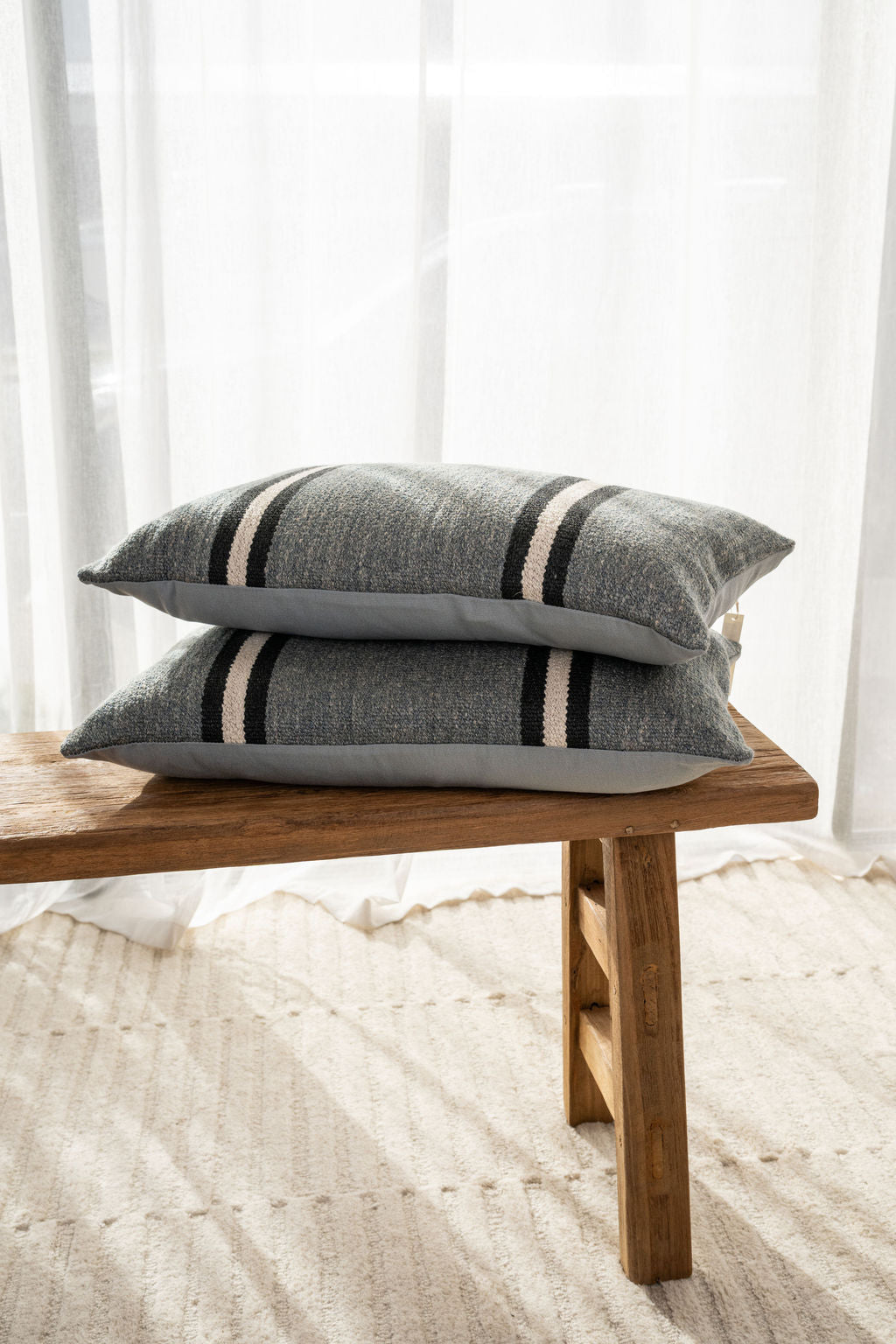 Mila Lumbar Cushion in Horizon