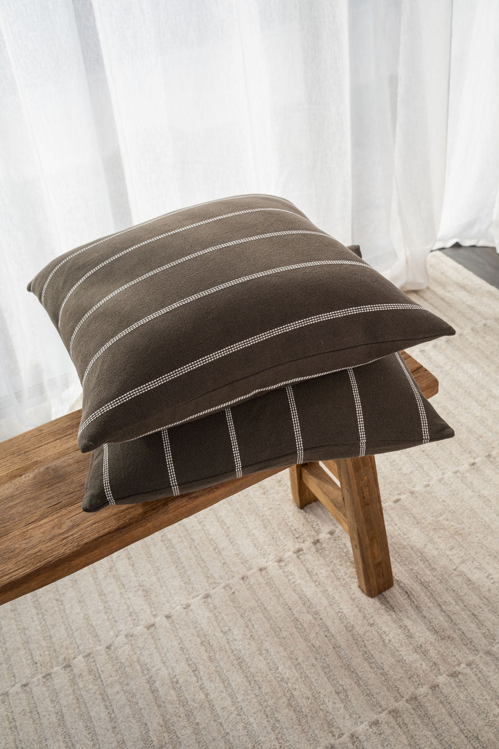 Juno Cushion in Thyme