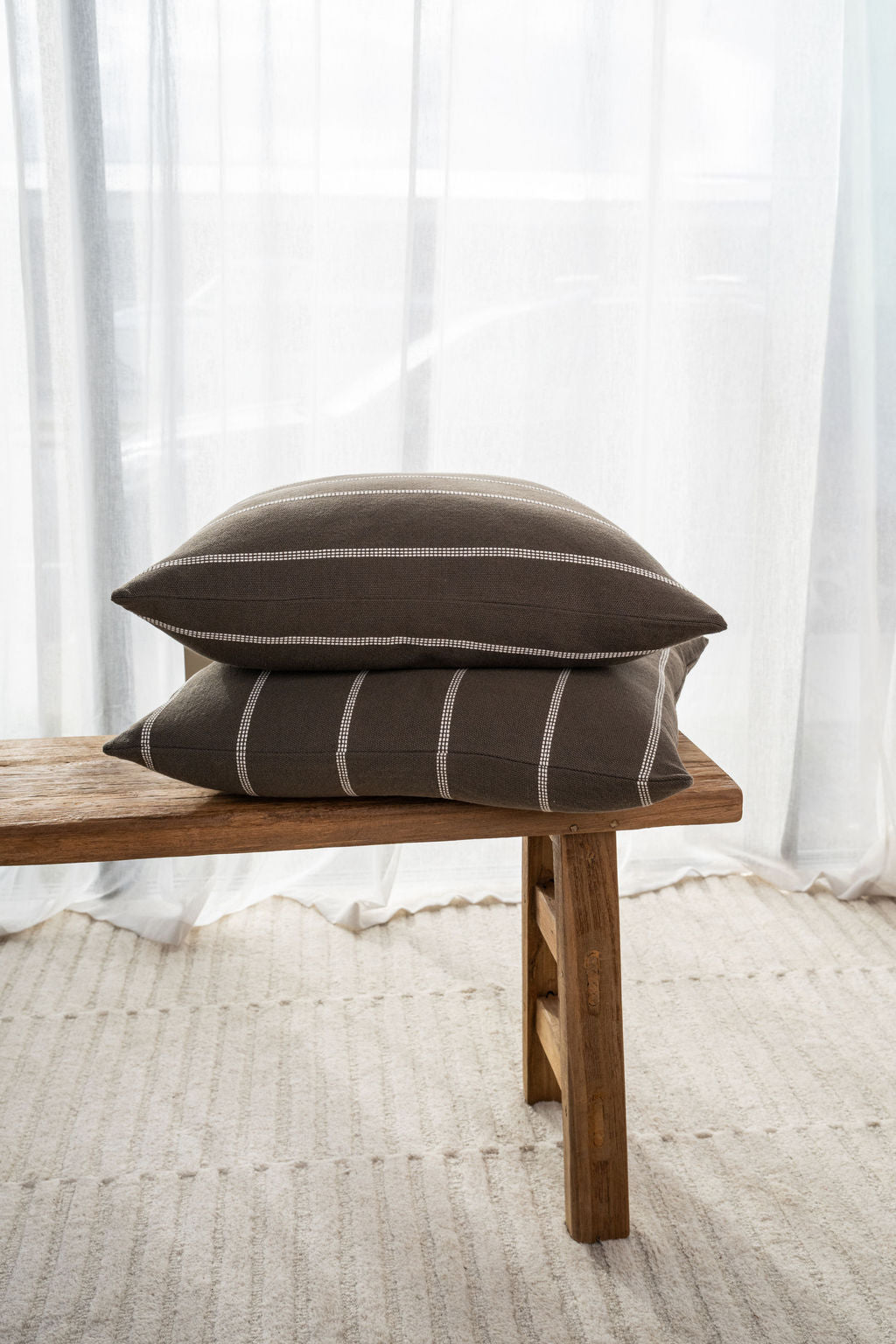 Juno Cushion in Thyme