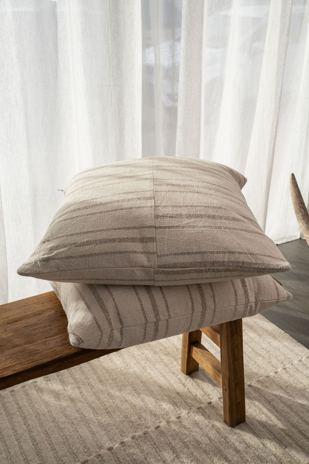 Abbott Cushion in Ecru