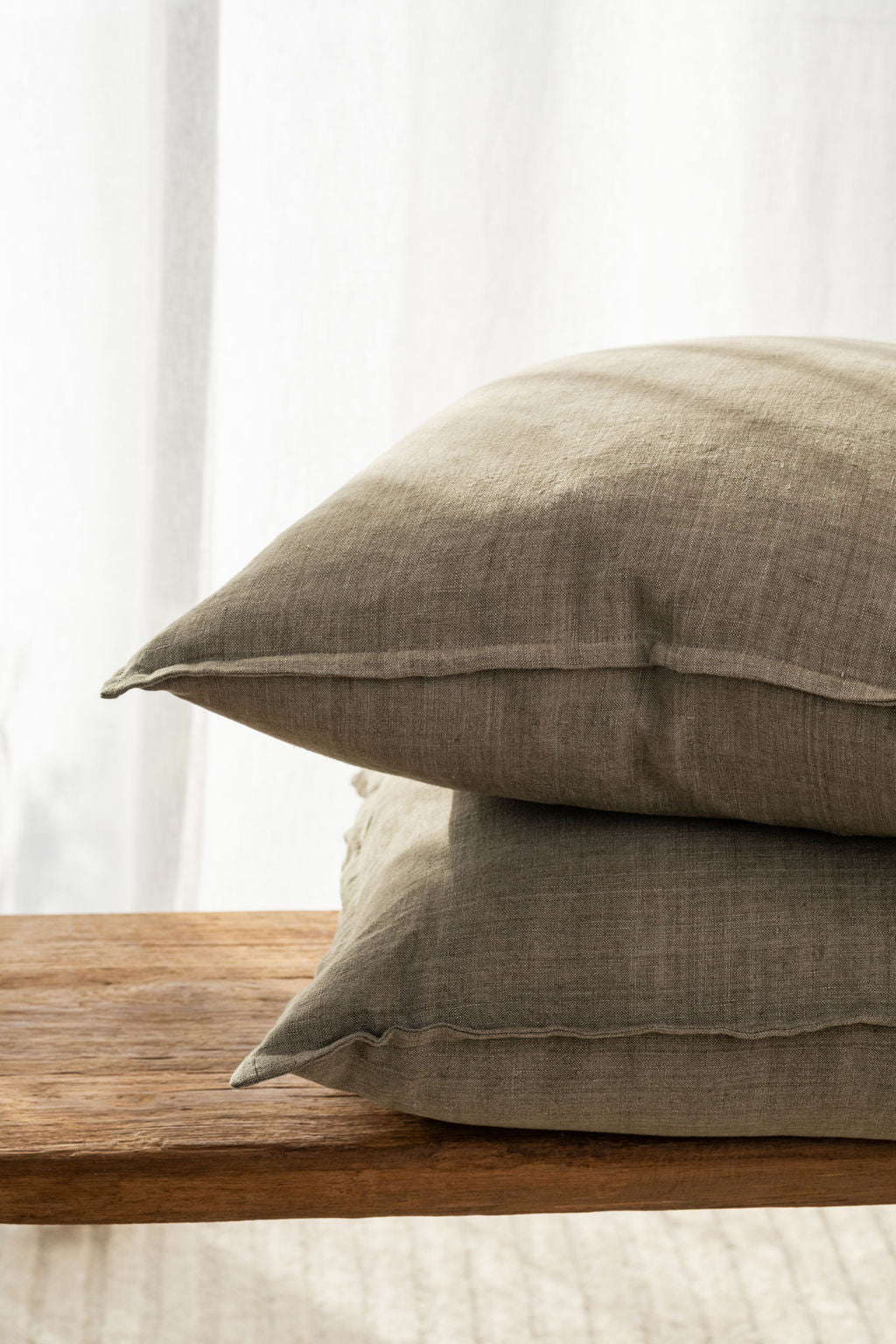 Cassia Cushion in Greige