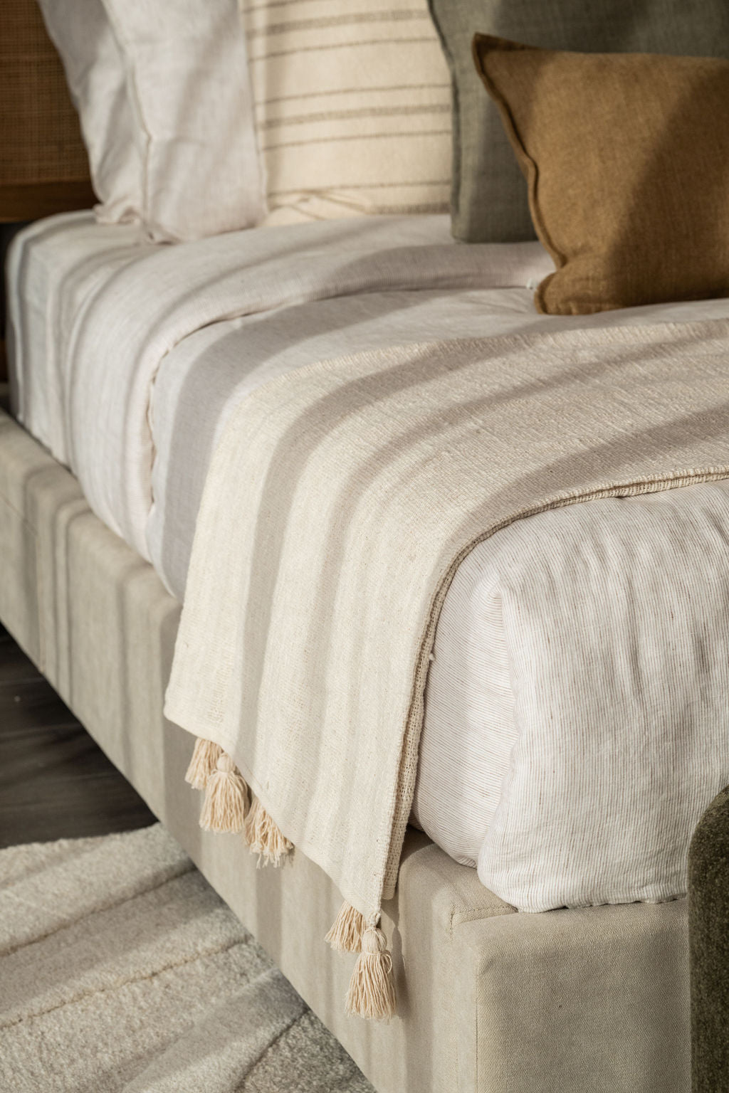 Wren Natural Cotton Throw