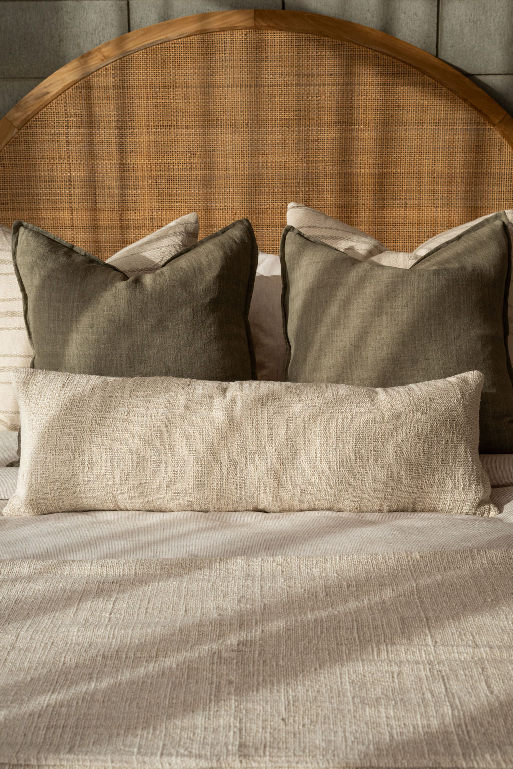 Alpine Lodge Lumbar Cushion in Cloud