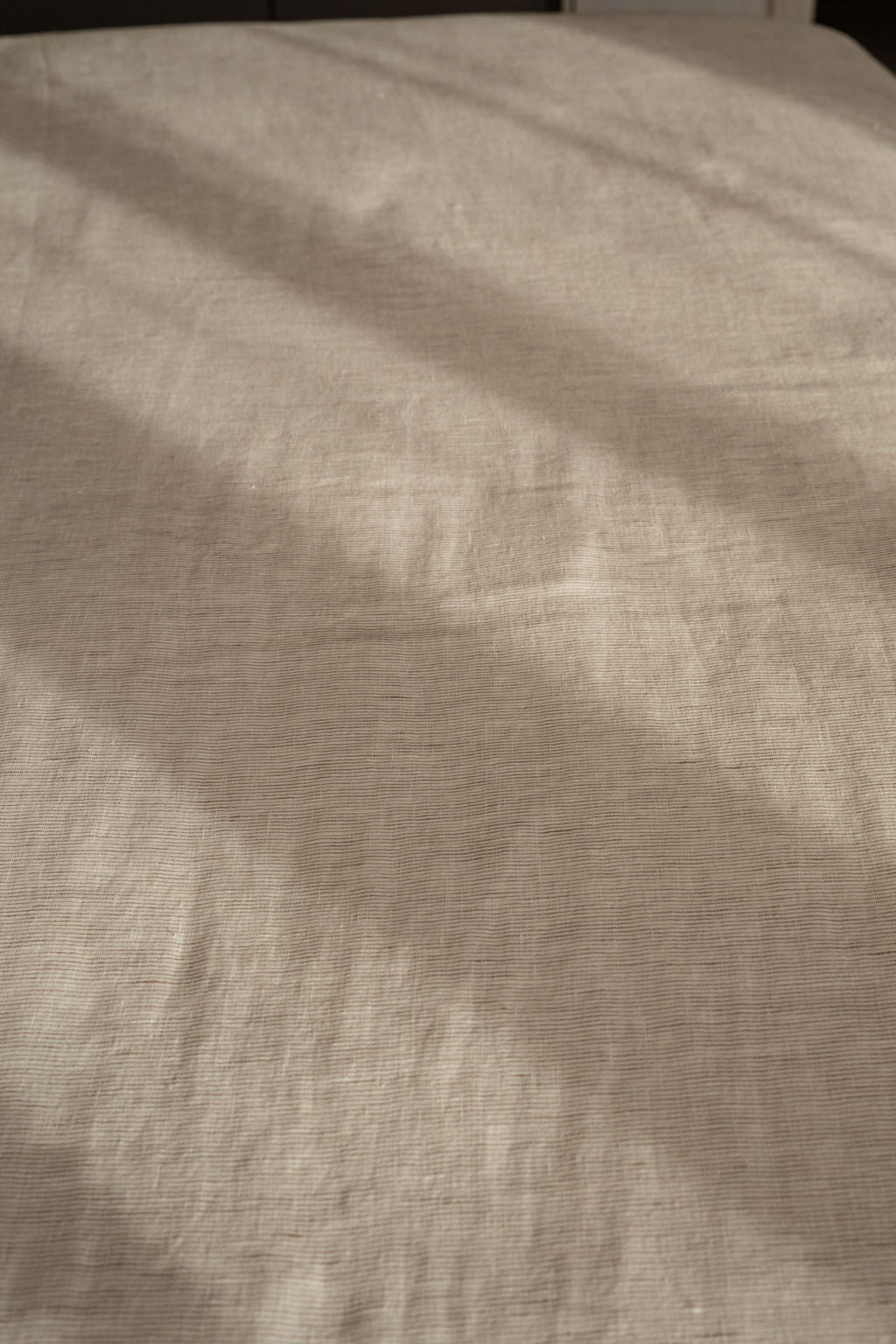 Weave Sova Linen Quilt Cover in Savanna Pinstripe