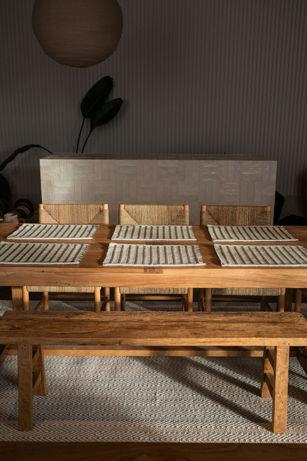 Amelia Placemat in Olive