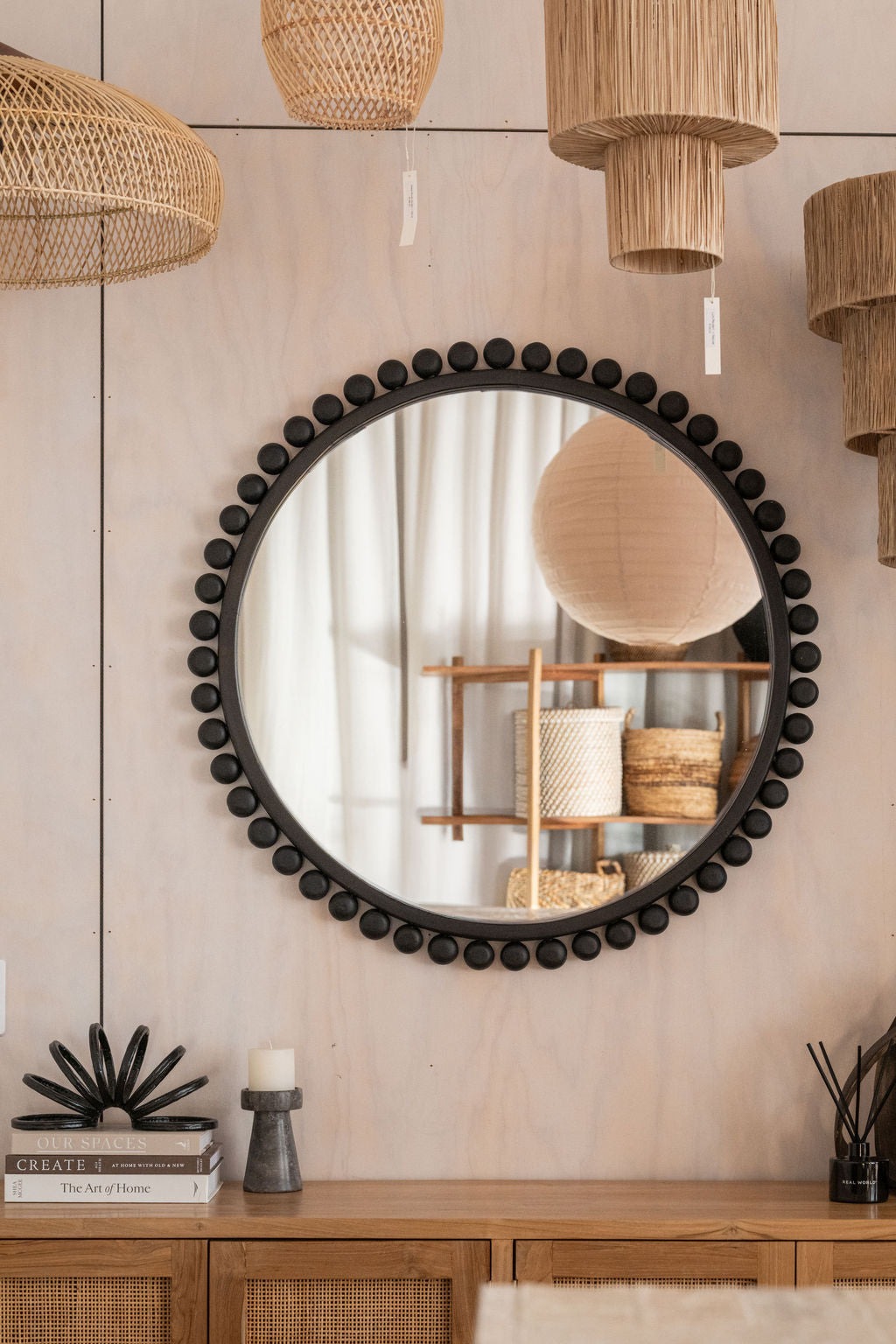 Pebble Round Mirror 85cm