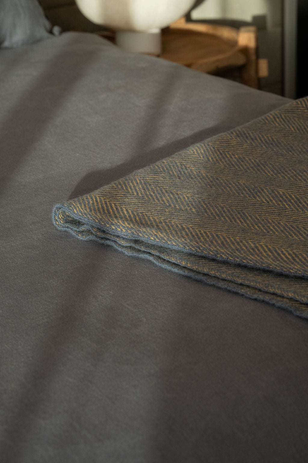Weave Ravello Linen Quilt Cover in Denim