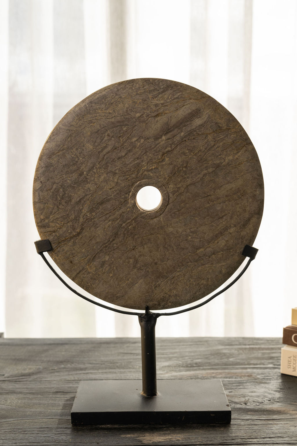 Riverbed Eternity Stone On Stand - DIA: 30cm