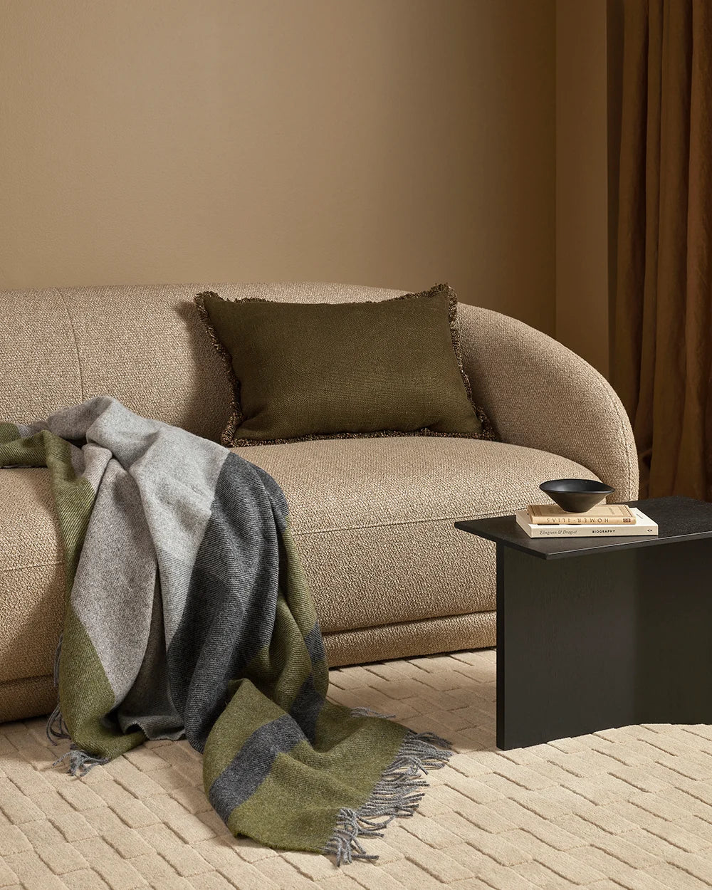 Baya Brunswick Olive Throw