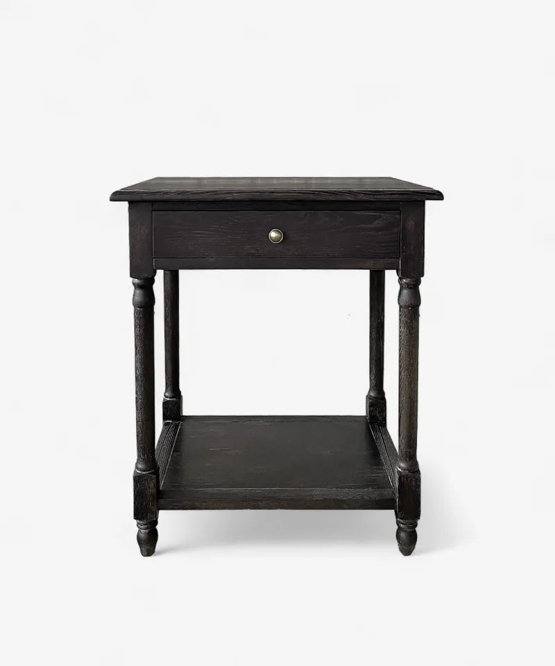 Chloe Bedside Table Black