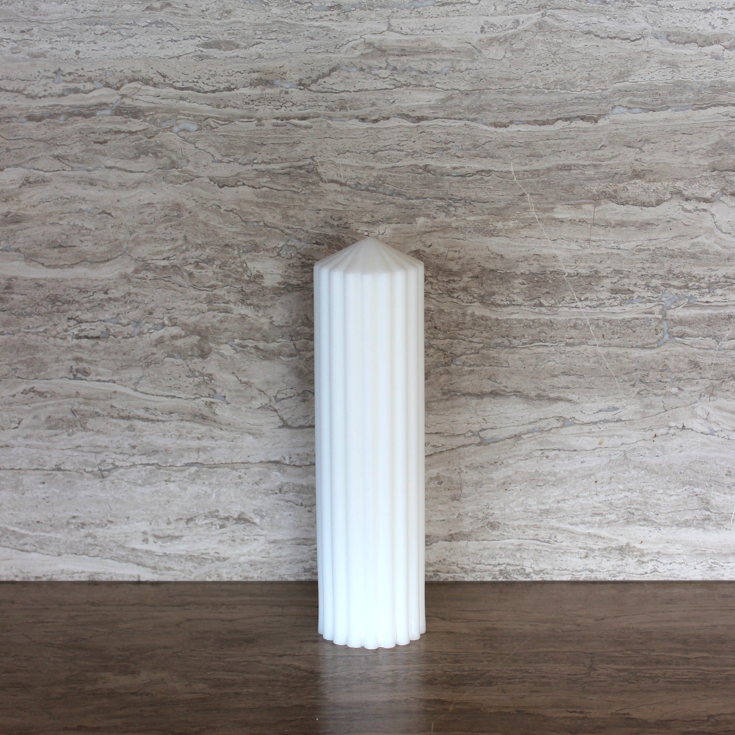 Grooved Pillar Candle