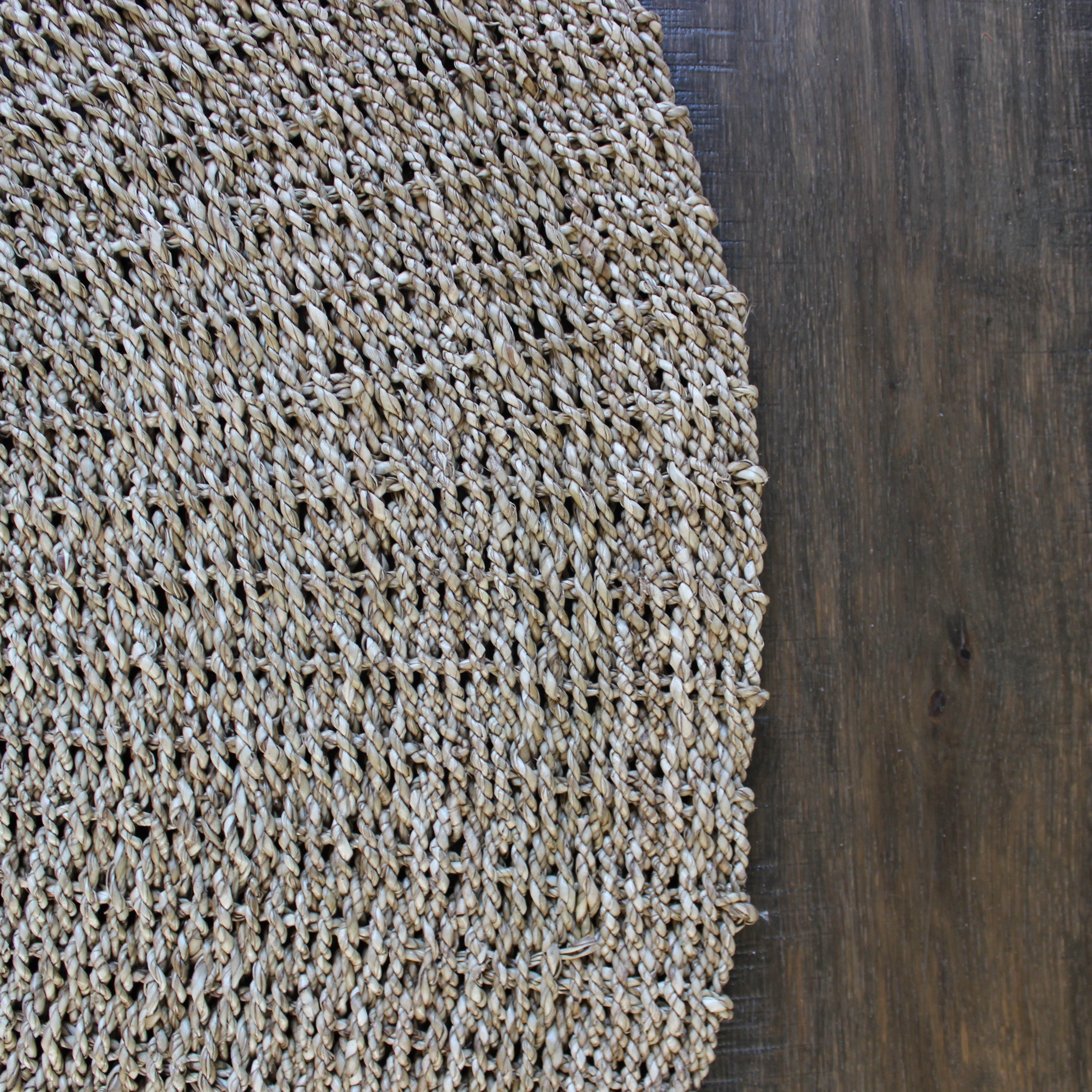 Seagrass Woven Mat Round 150cm