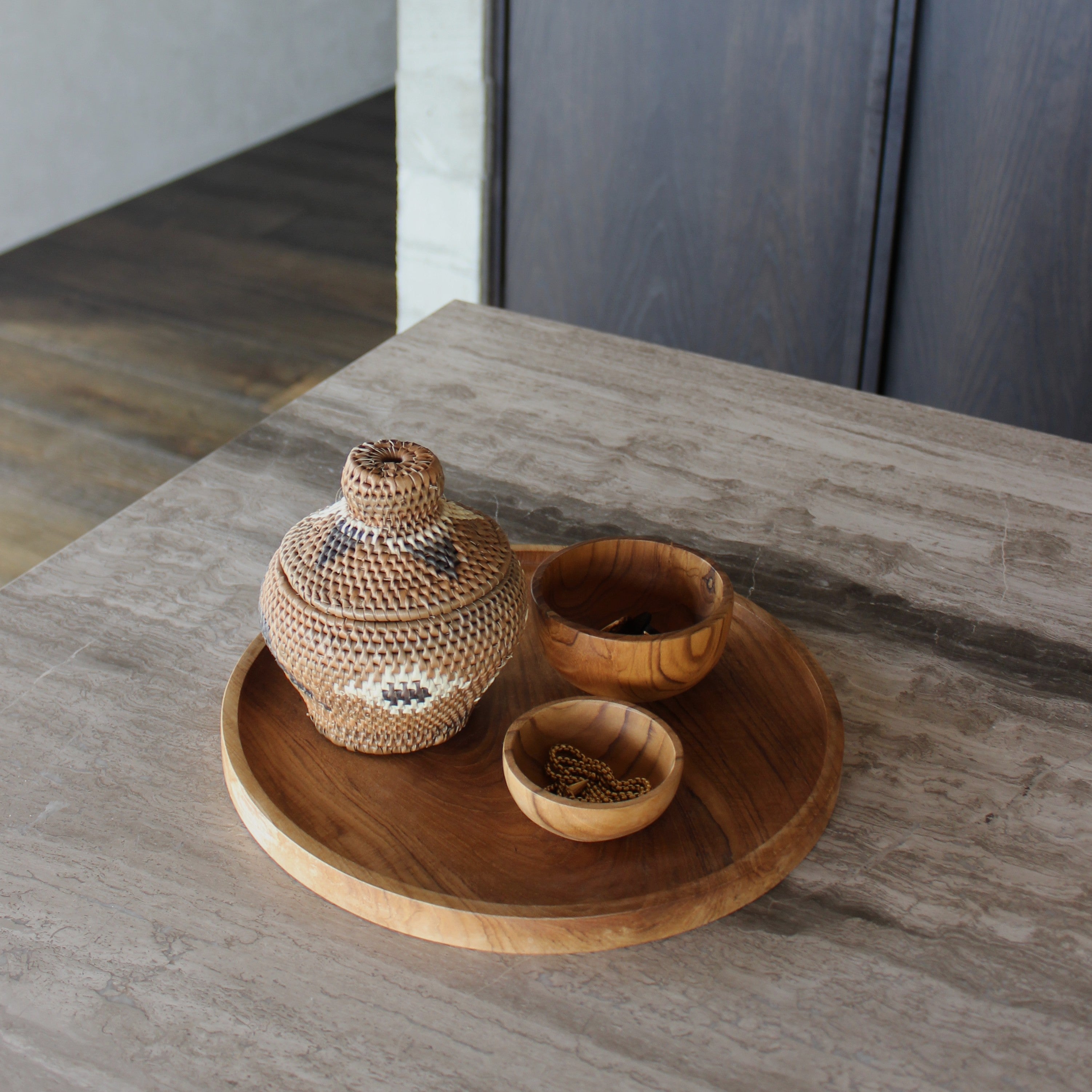 Teak Plates - 3 sizes