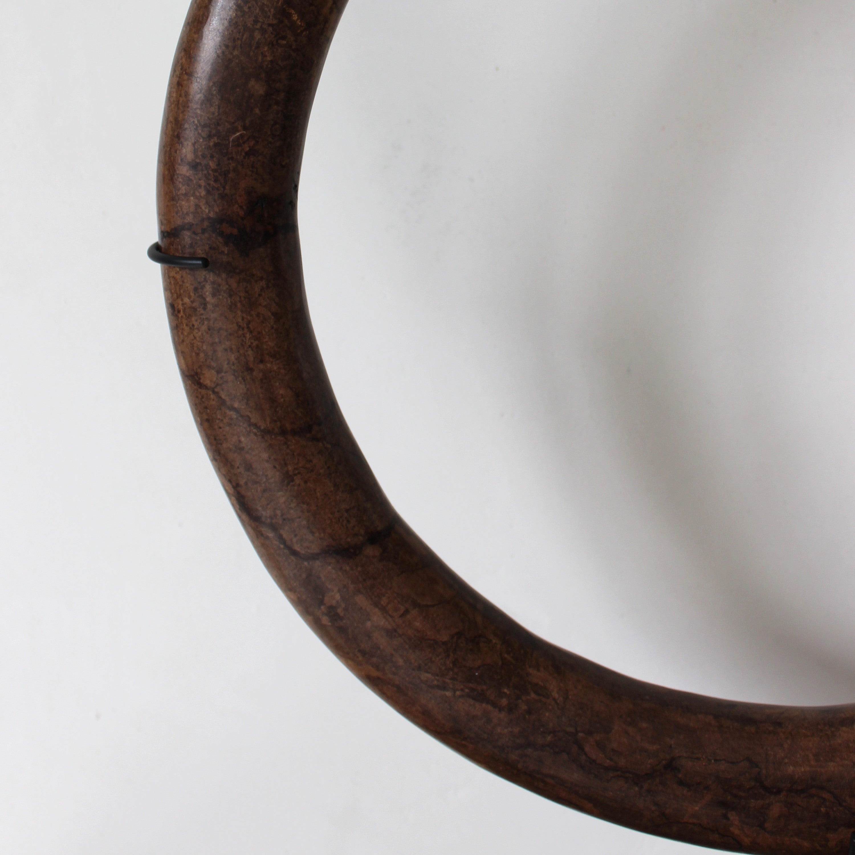 Deep Brown Marble Eternity Bracelet On Stand - 3 Sizes