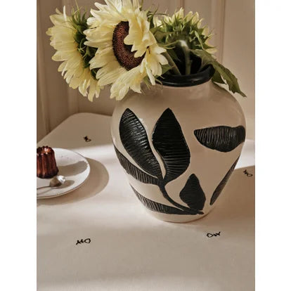 Noir Botanical Vase