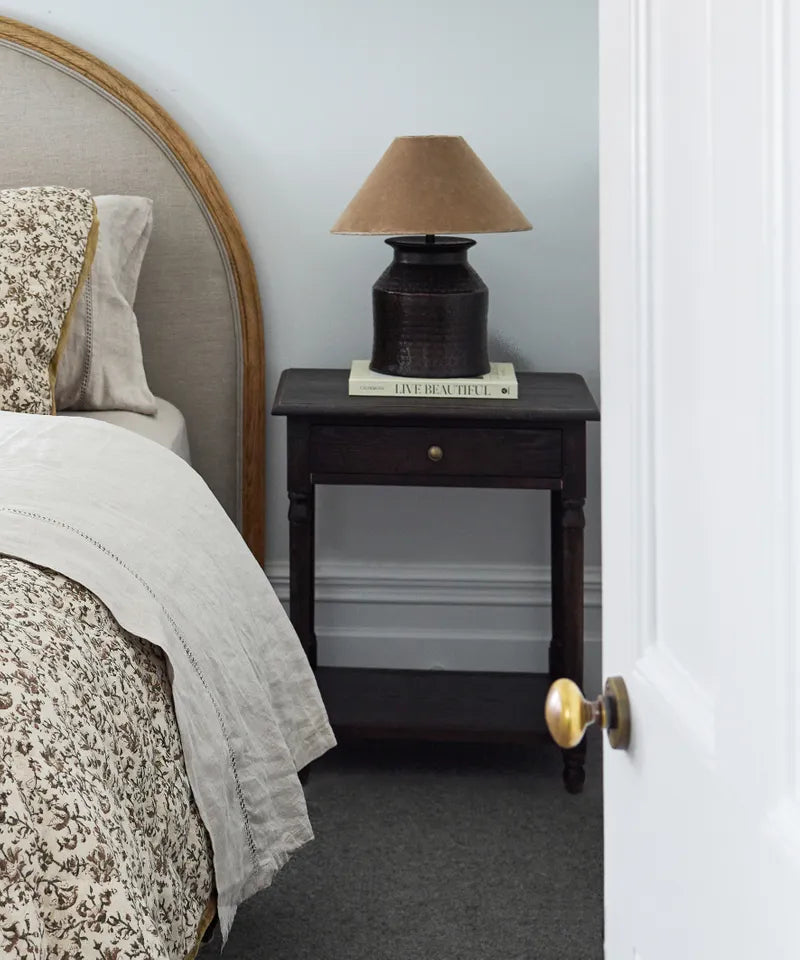 Chloe Bedside Table Black