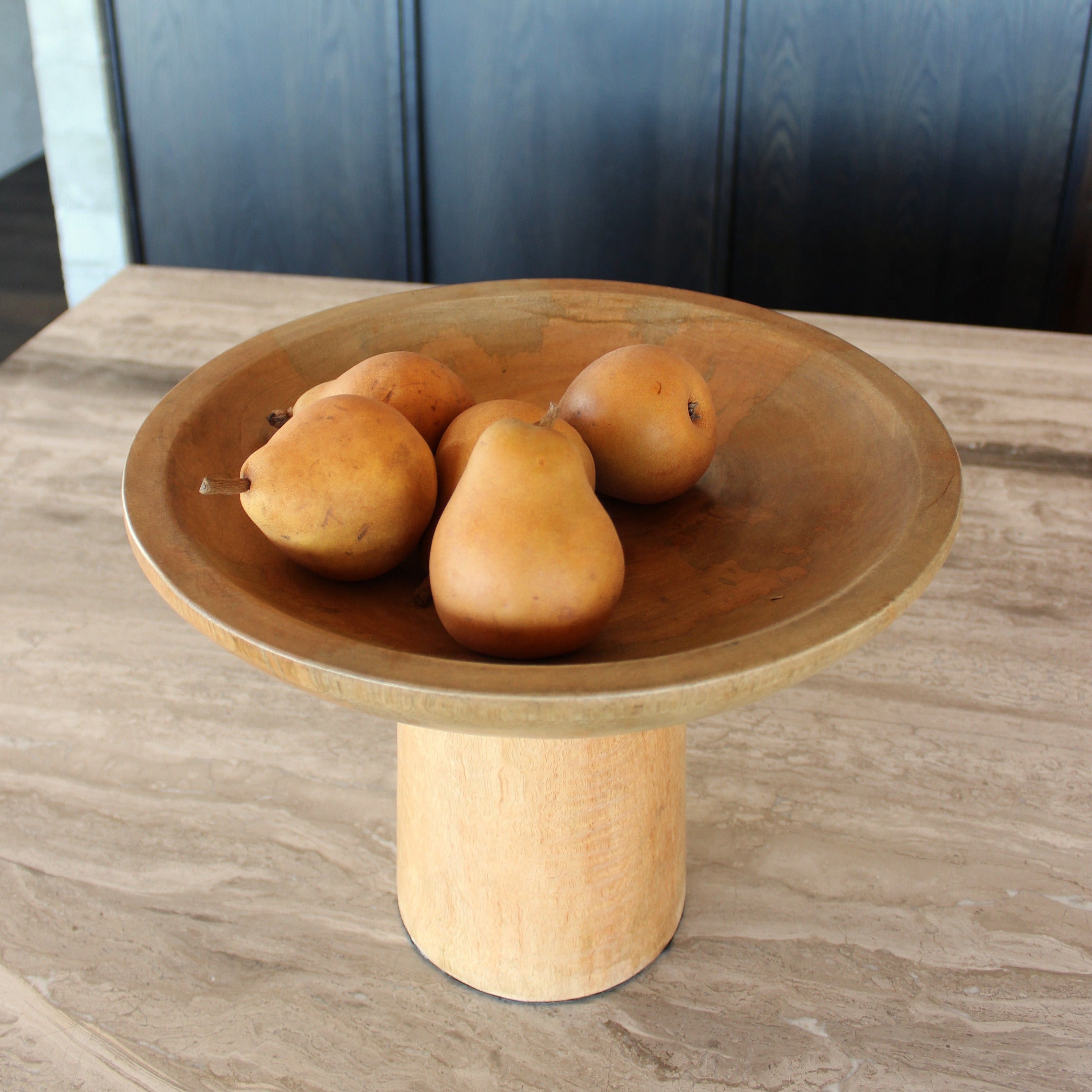 Dulang Pedestal Bowl Natural