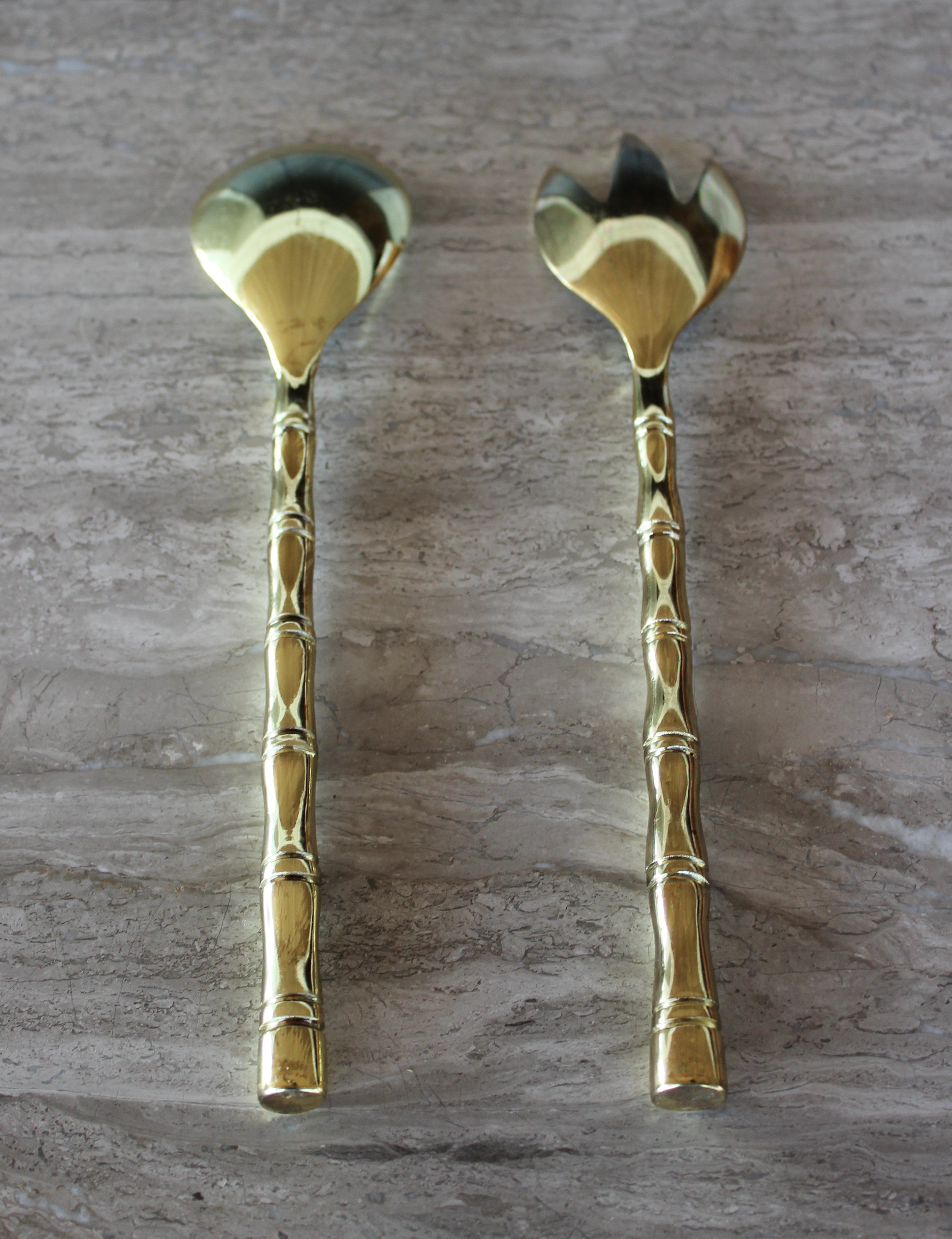 Brass Salad Servers