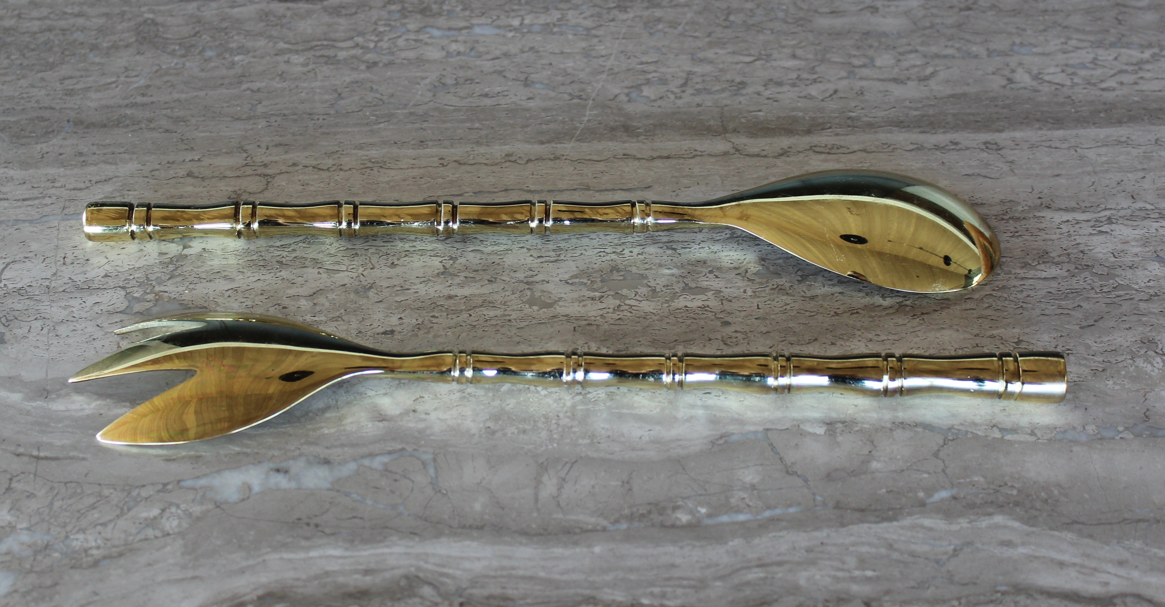 Brass Salad Servers