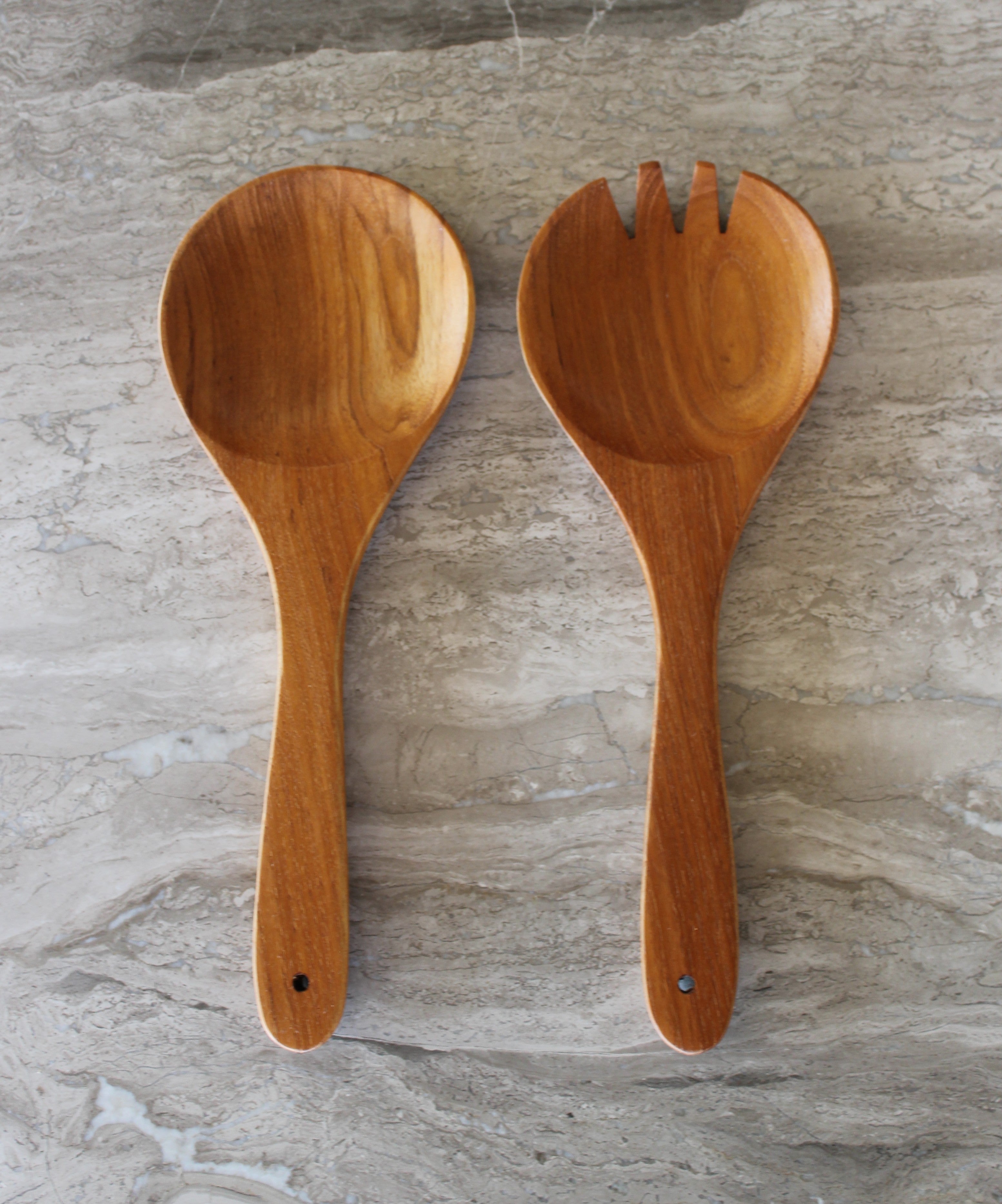 Teak Salad Servers