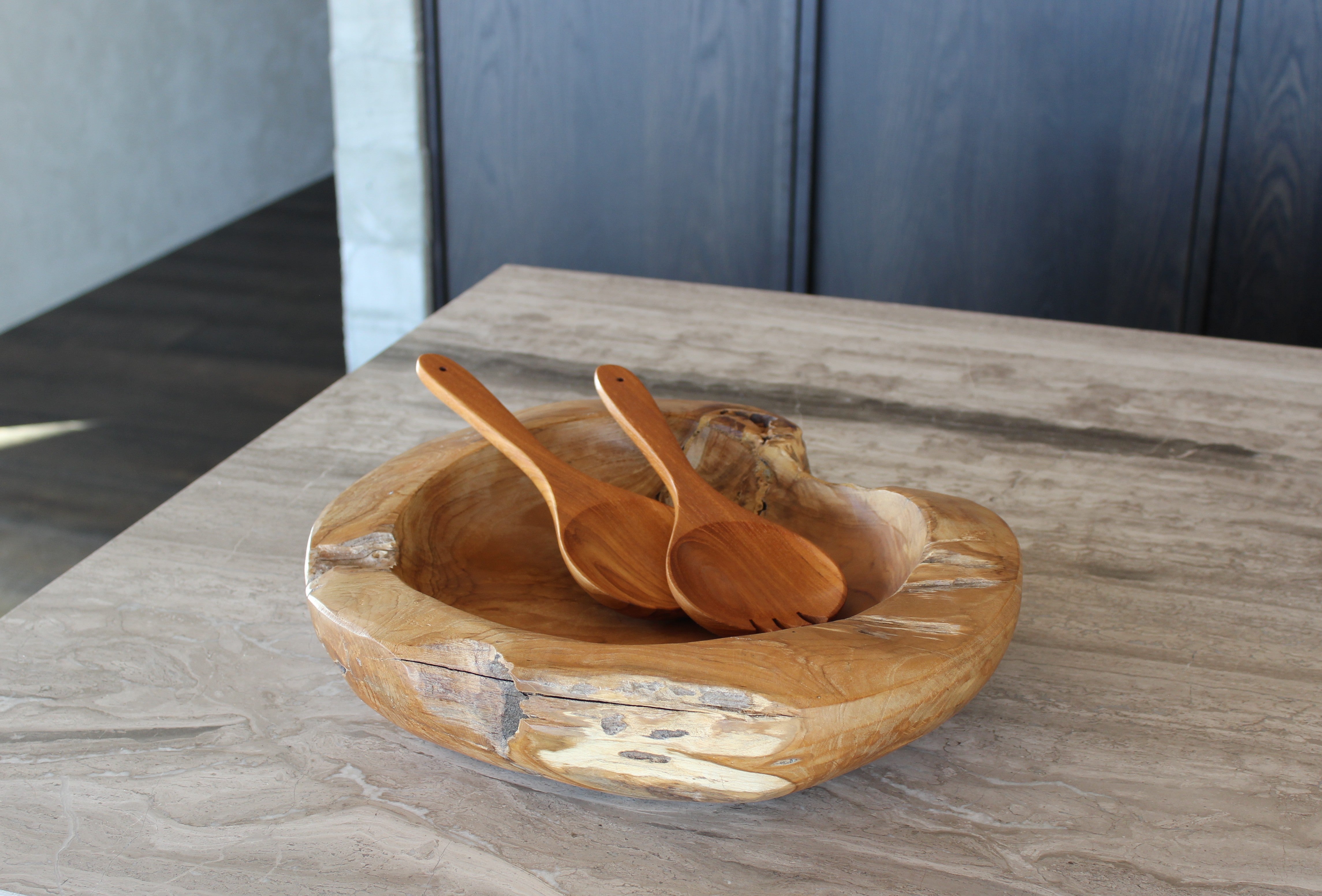 Teak Salad Servers
