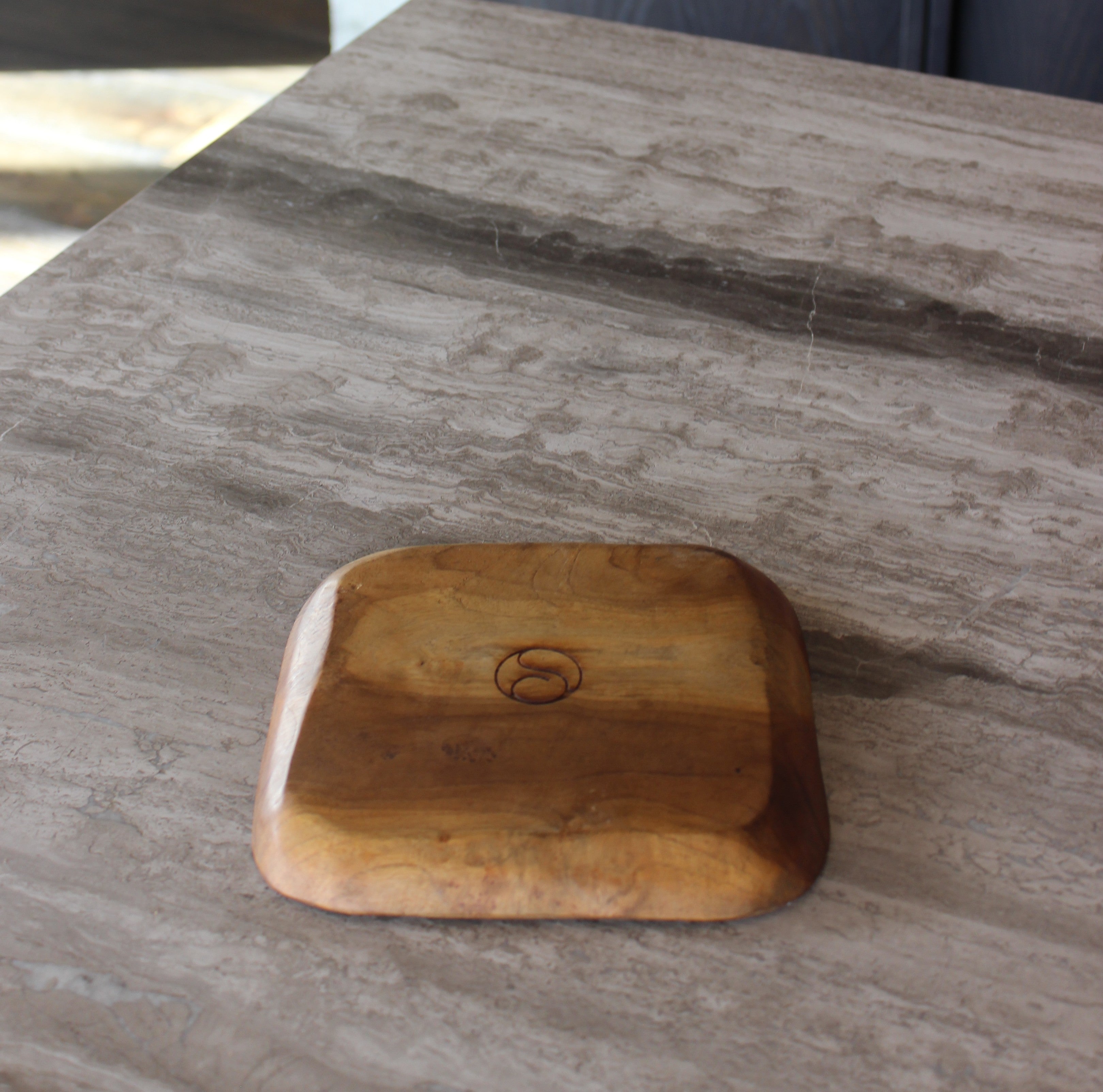 Square Teak Plate