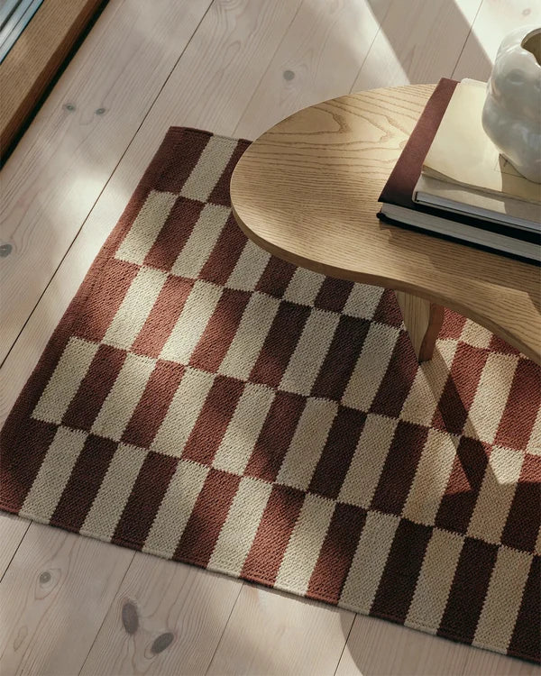 Mocha Bisque/Oatmeal Check Runner