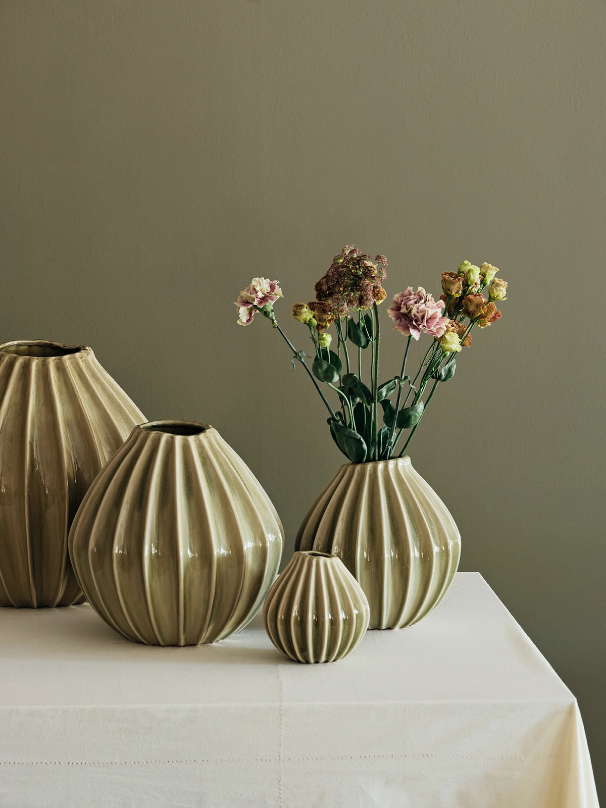 Sage Glazed Vessel
